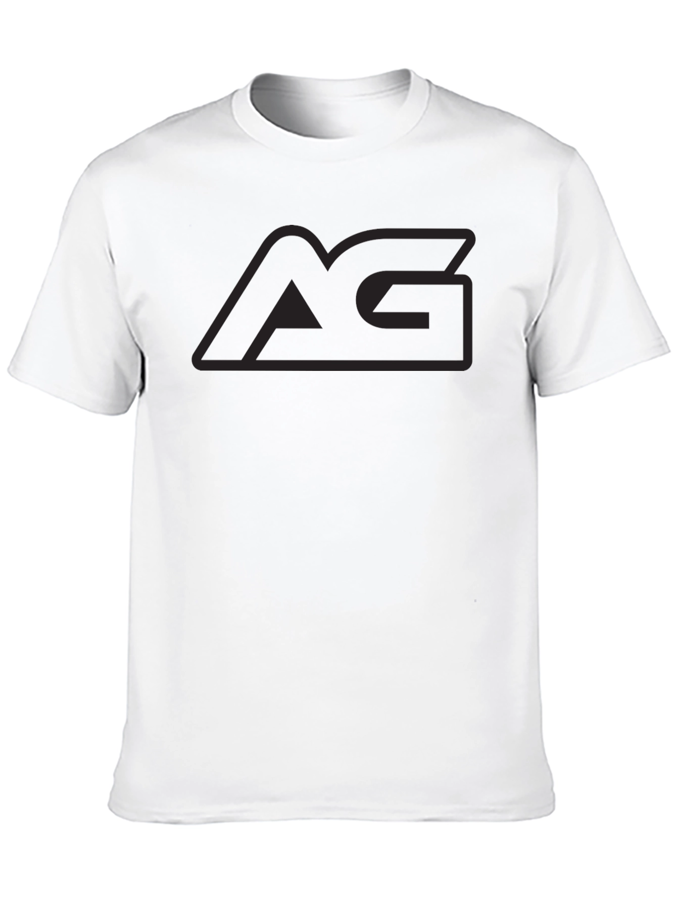 Mens Black Graphic Tee - AG Logo
