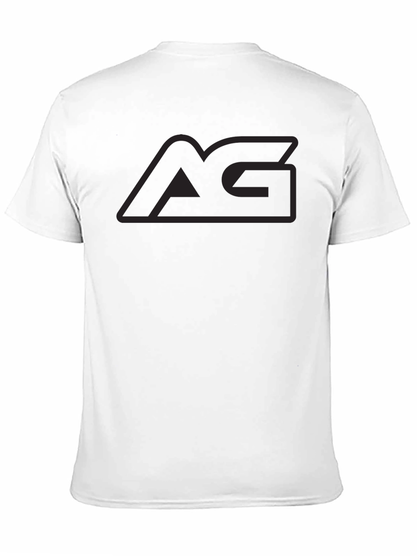 Mens Black Graphic Tee - AG Logo