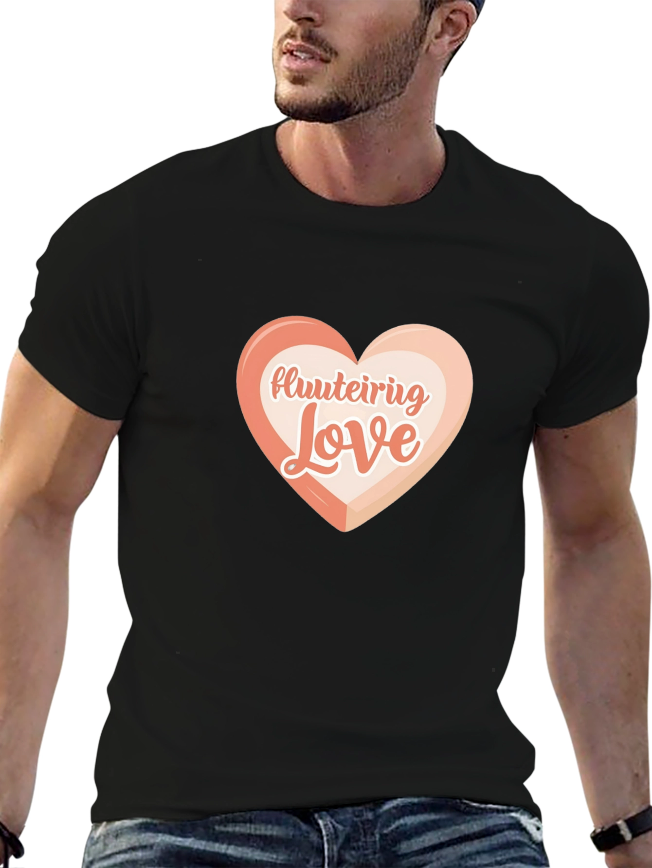 Fluteiring Love T-Shirt - Black