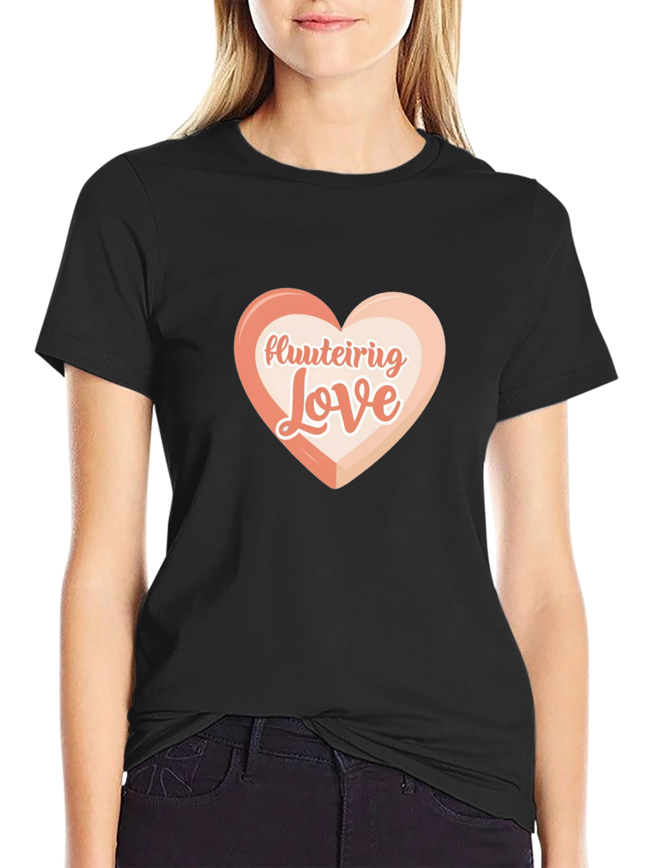 Fluteiring Love T-Shirt - Black