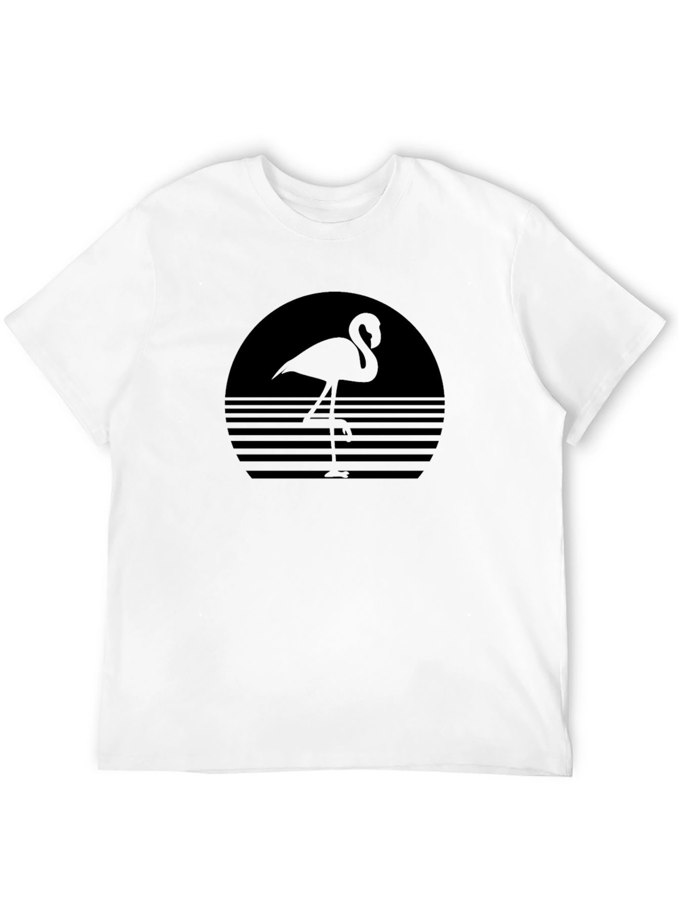 Retro Flamingo Graphic T-Shirt - Cool & Stylish