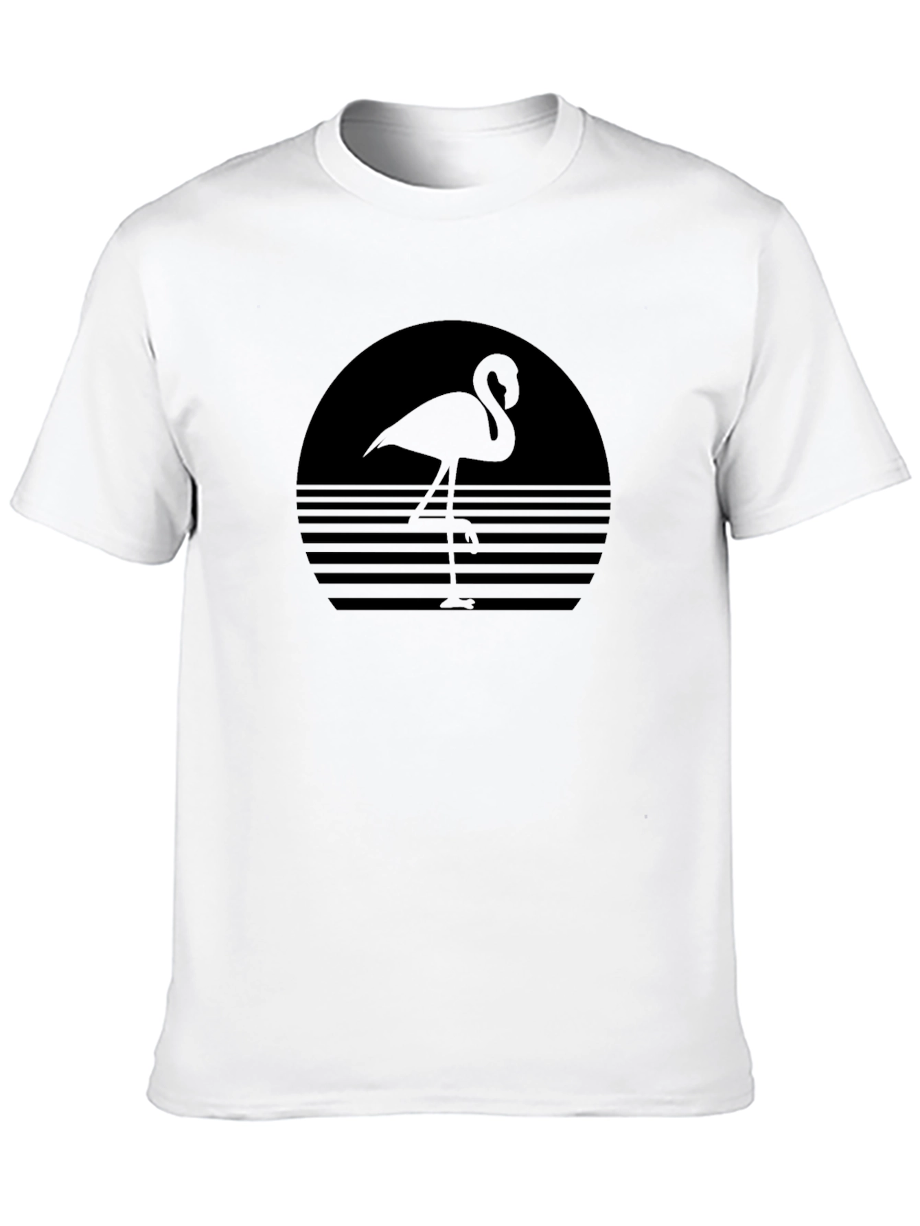 Retro Flamingo Graphic T-Shirt - Cool & Stylish