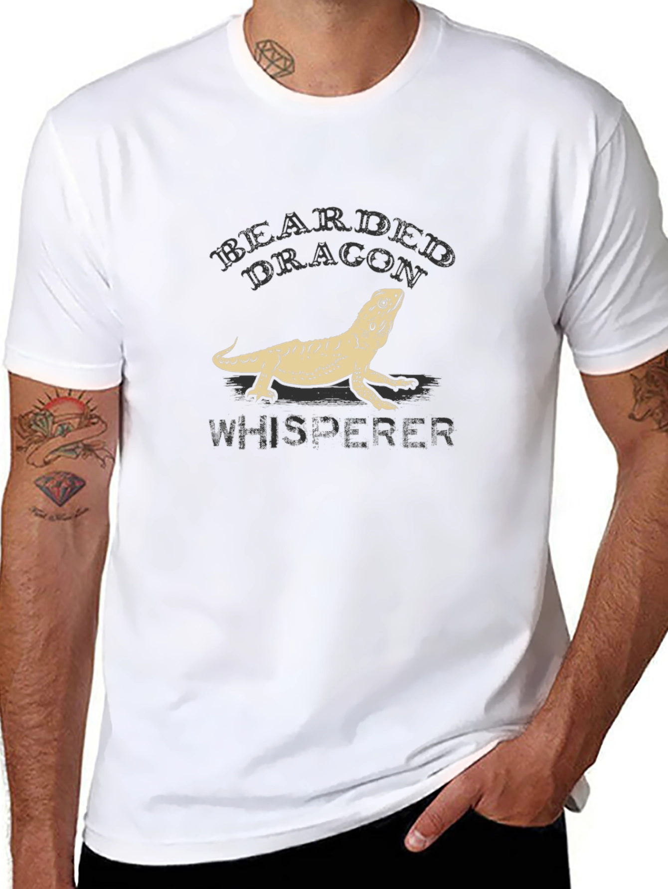 Bearded Dragon Whisperer Graphic T-Shirt