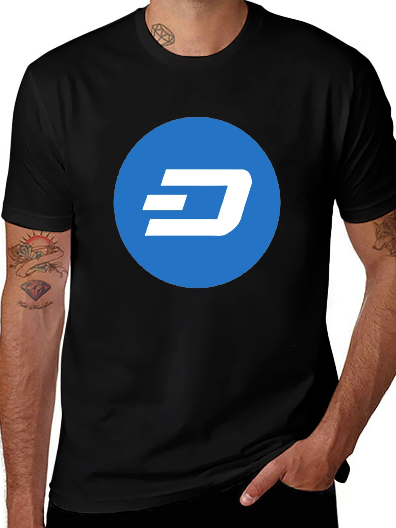 DASH Crypto T-Shirt - Blue Emblem