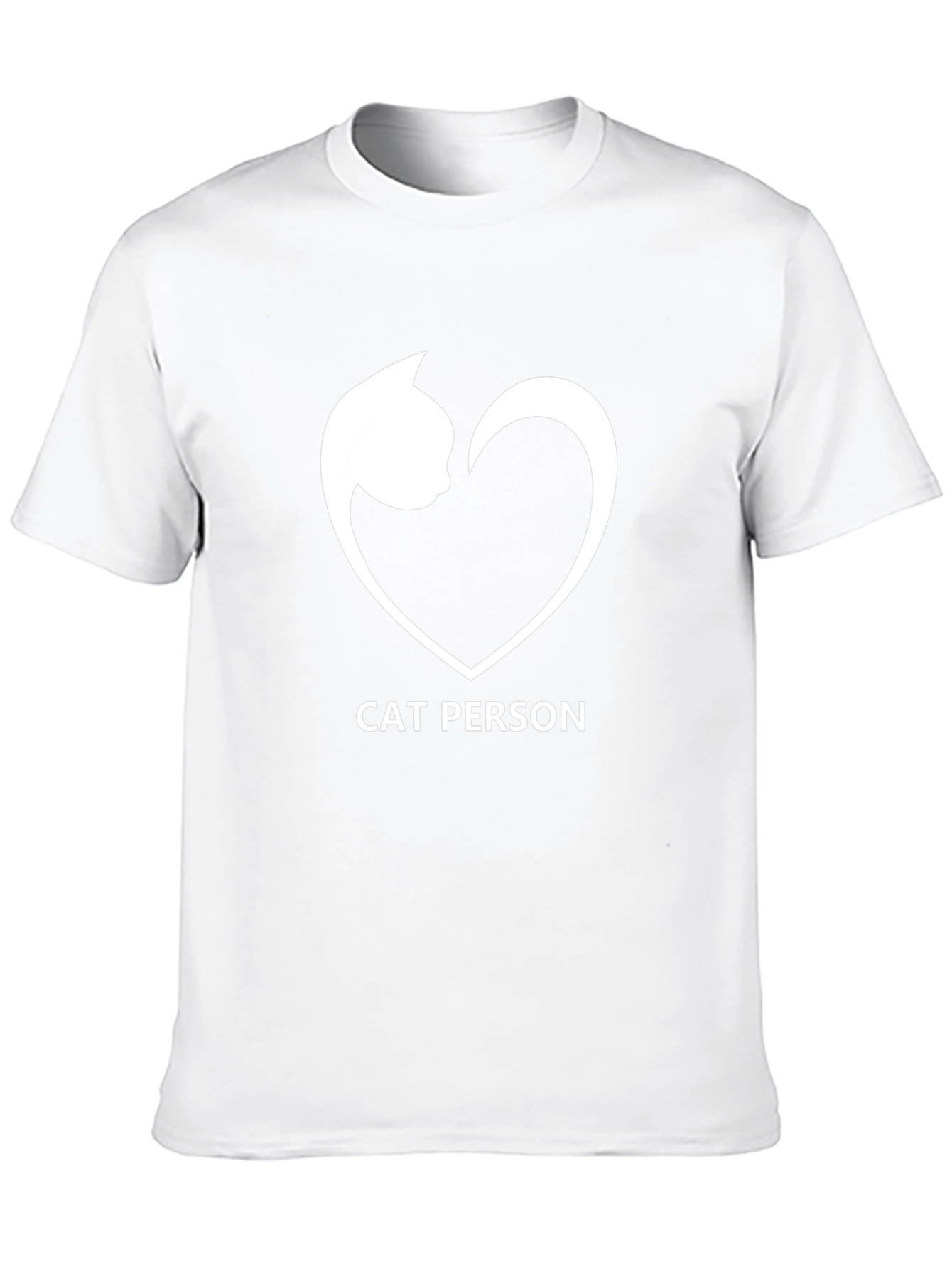 Cat Person Tee - Cute Cat Heart Graphic T-Shirt