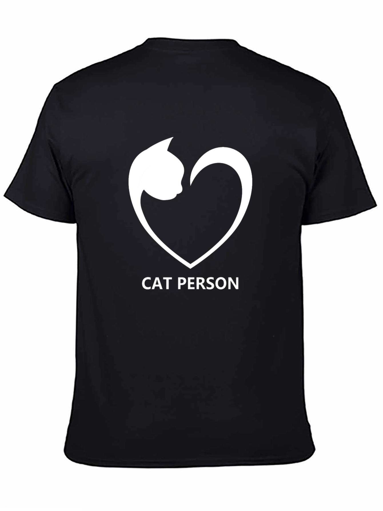 Cat Person Tee - Cute Cat Heart Graphic T-Shirt