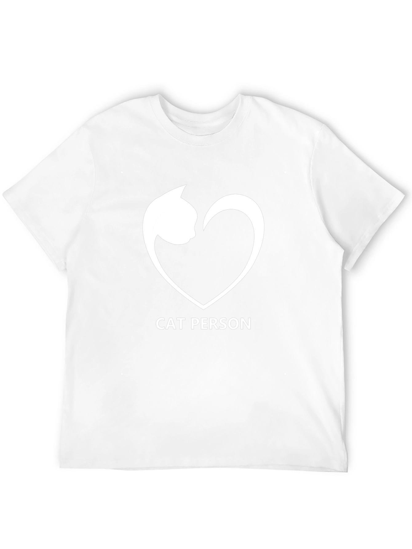 Cat Person Tee - Cute Cat Heart Graphic T-Shirt