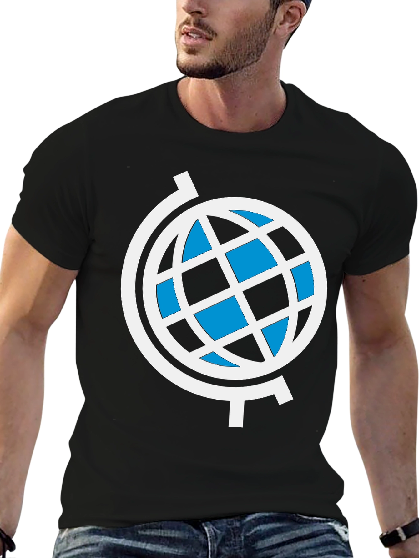 Globe Graphic Tee - Classic Comfort
