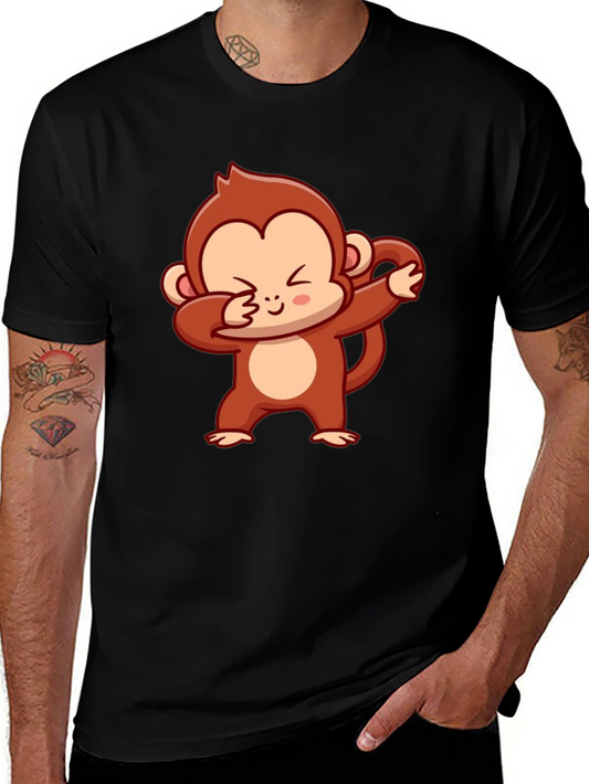 Dabbing Monkey Graphic Tee - Cool & Comfy!