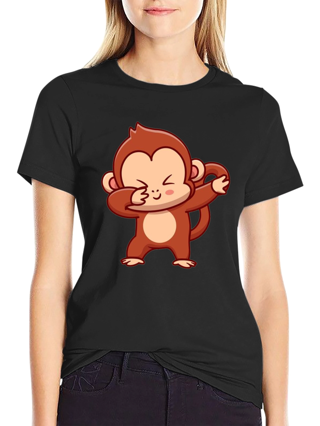 Dabbing Monkey Graphic Tee - Cool & Comfy!