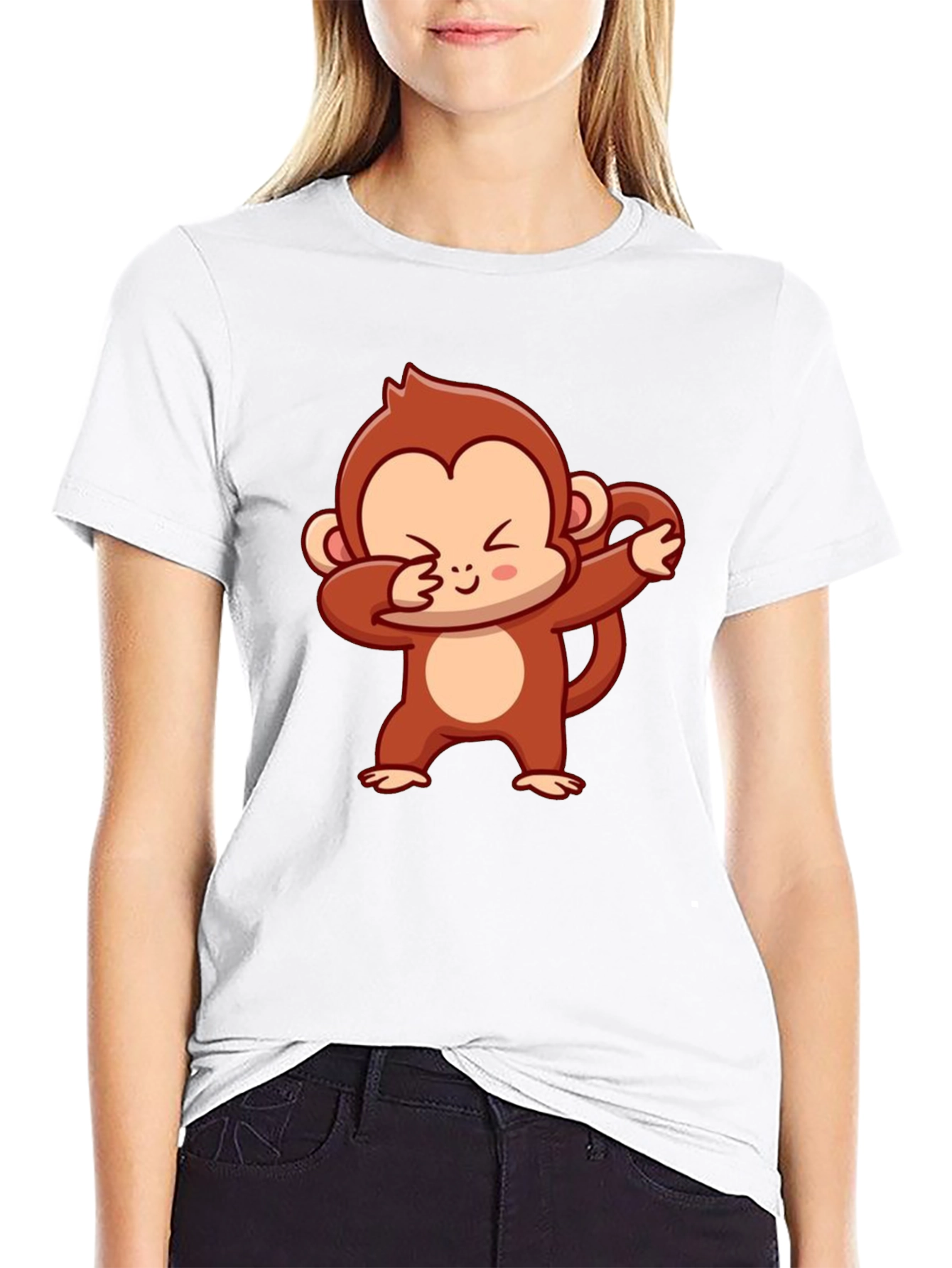 Dabbing Monkey Graphic Tee - Cool & Comfy!