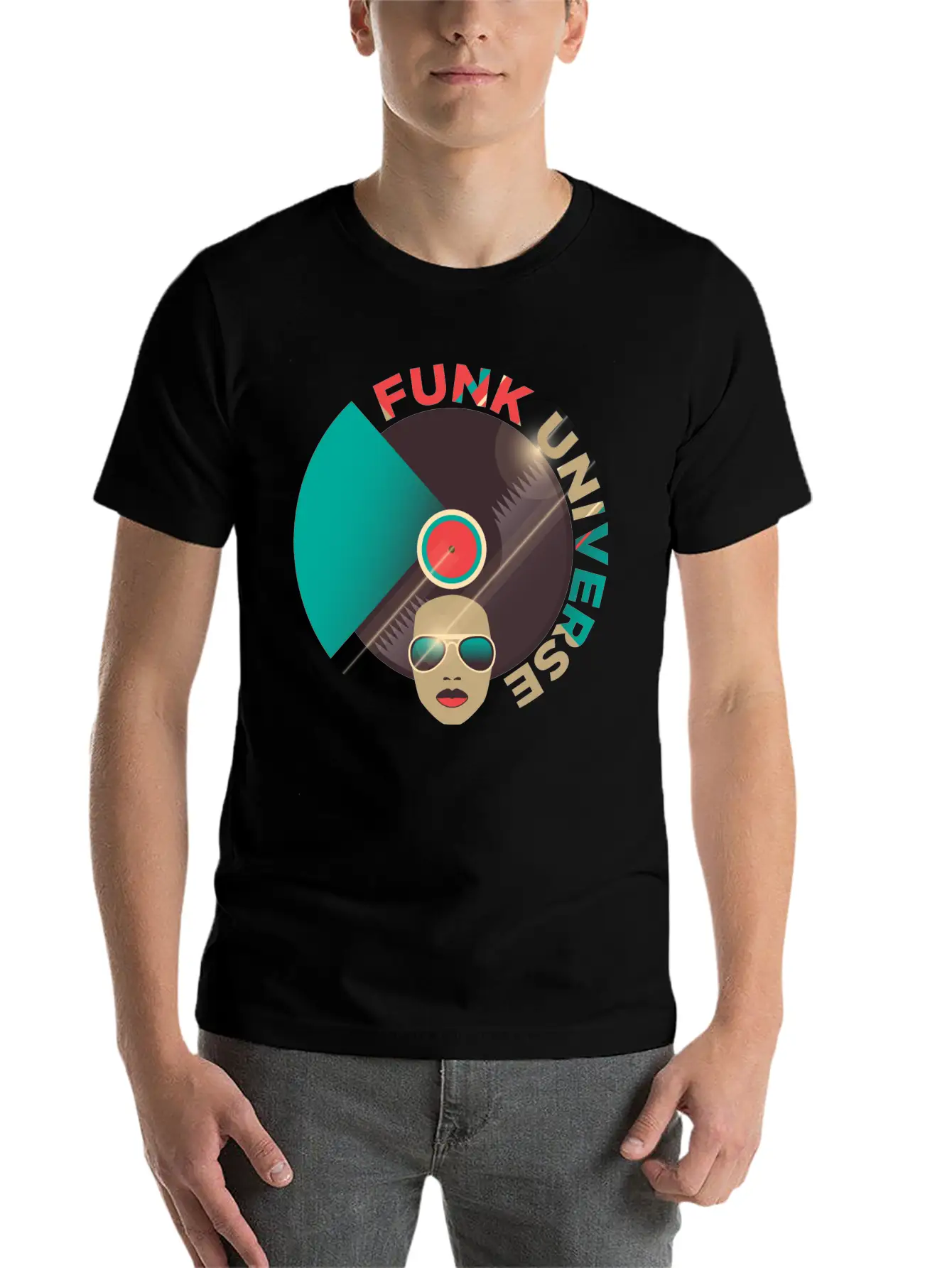 Funk Universe Funk Apparel Funky Vintage Unisex Casual T-Shirt – Clean Design For Daily Comfort
