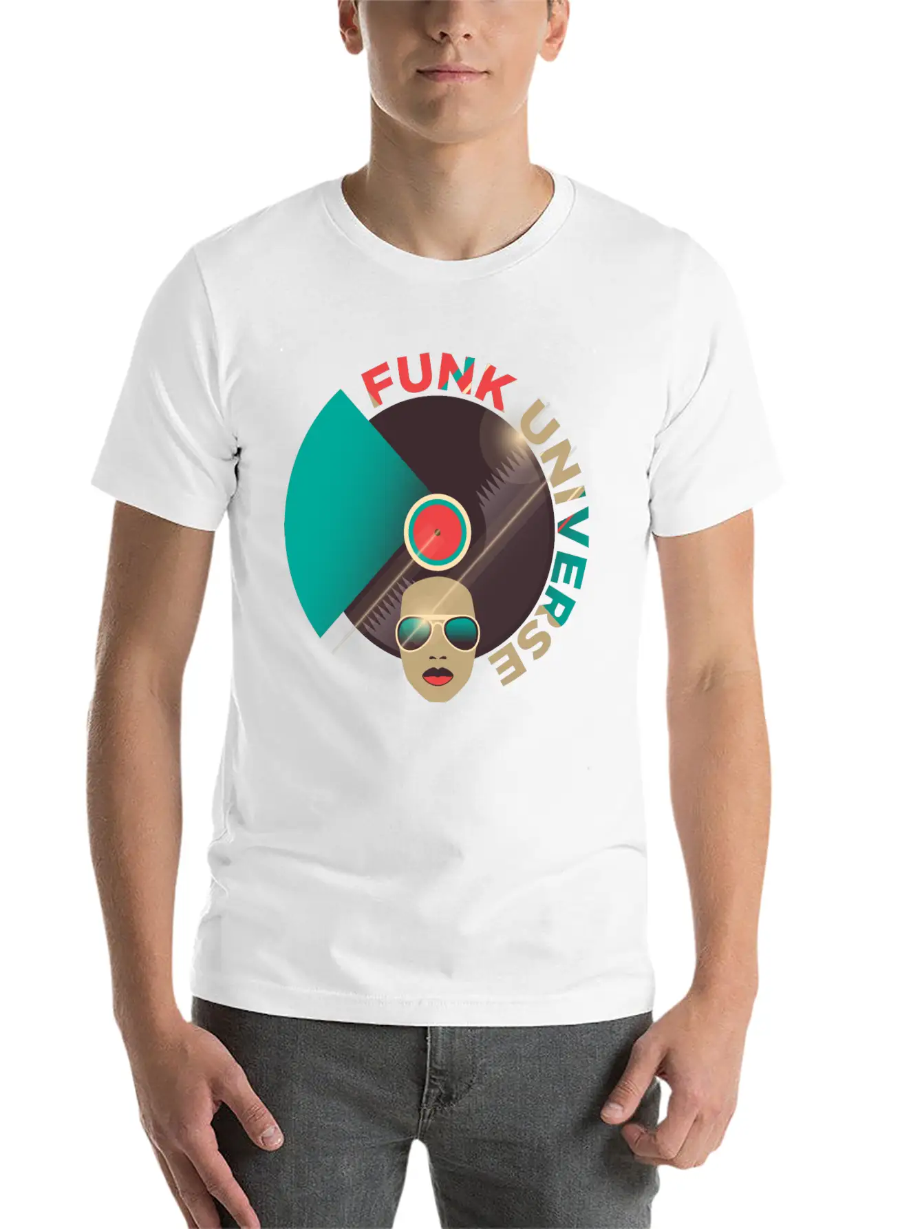 Funk Universe Funk Apparel Funky Vintage Unisex Casual T-Shirt – Clean Design For Daily Comfort
