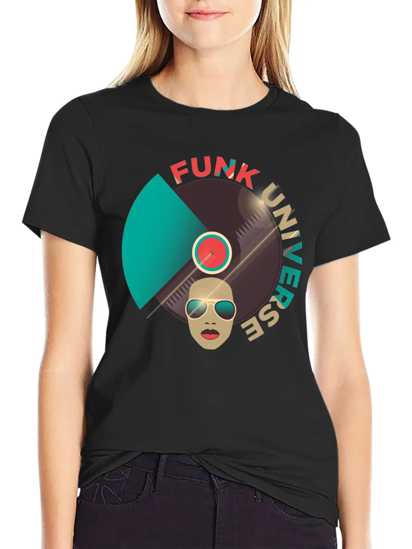 Funk Universe Funk Apparel Funky Vintage Unisex Casual T-Shirt – Clean Design For Daily Comfort