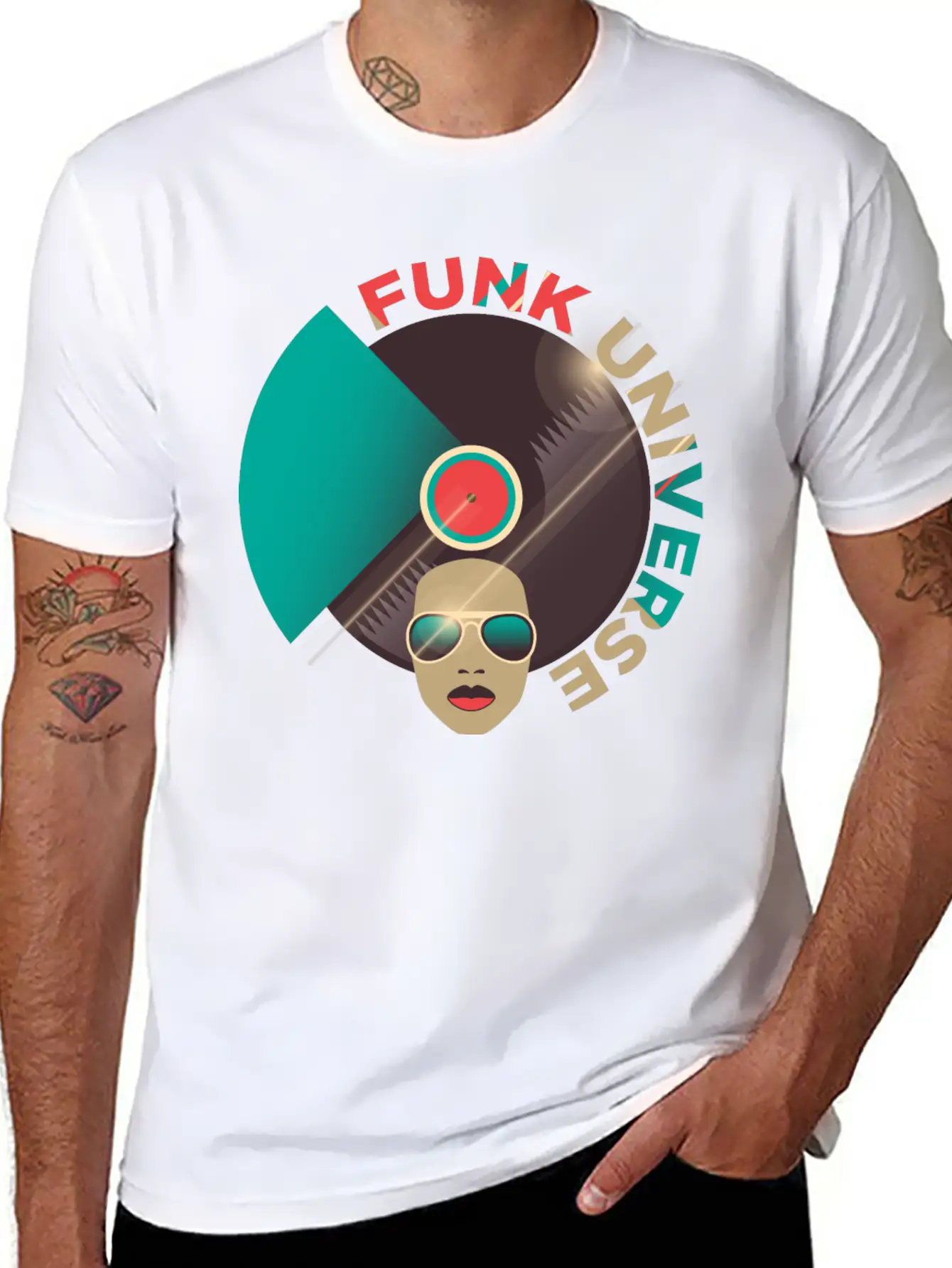 Funk Universe Funk Apparel Funky Vintage Unisex Casual T-Shirt – Clean Design For Daily Comfort