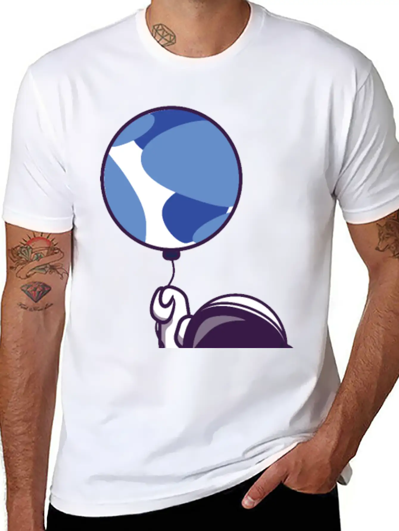 Funny Astronaut Terra Luna Crypto Token Coin Unisex Casual T-Shirt – Clean Design For Daily Comfort