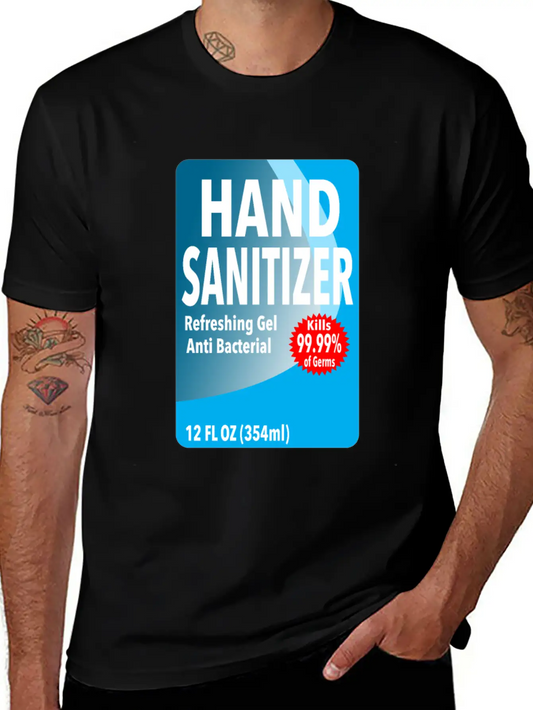 Funny Hand Sanitizer - Simple DIY Halloween Unisex Casual T-Shirt – Clean Design For Daily Comfort