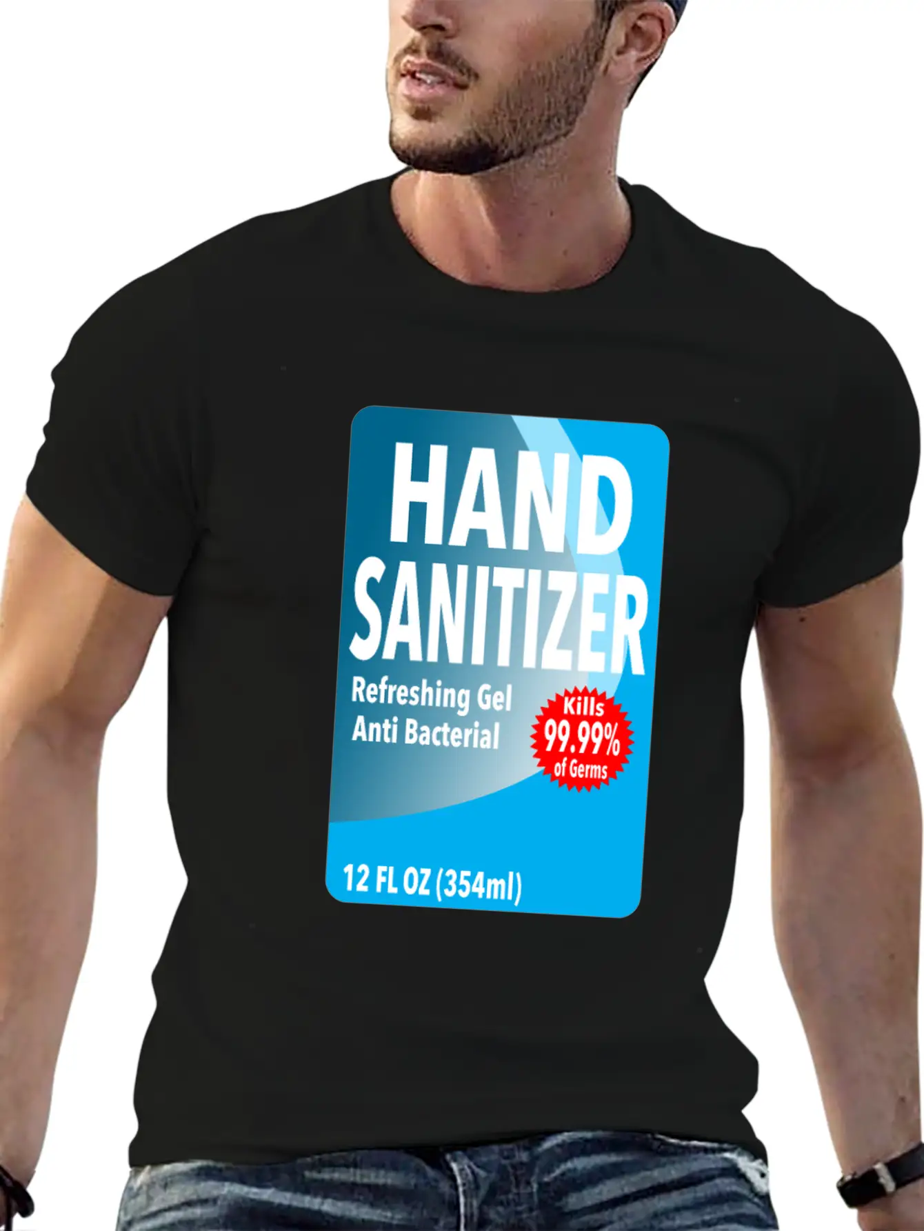 Funny Hand Sanitizer - Simple DIY Halloween Unisex Casual T-Shirt – Clean Design For Daily Comfort
