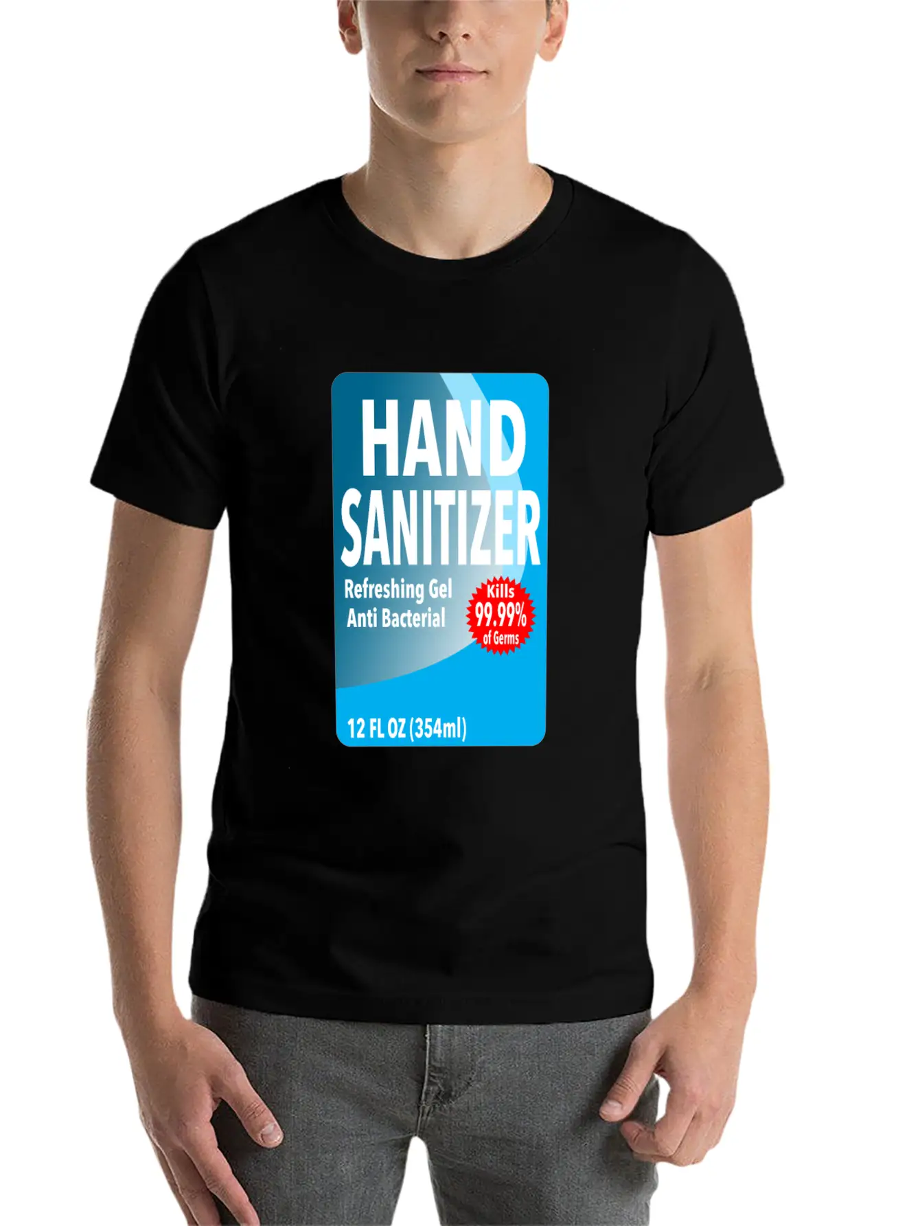 Funny Hand Sanitizer - Simple DIY Halloween Unisex Casual T-Shirt – Clean Design For Daily Comfort