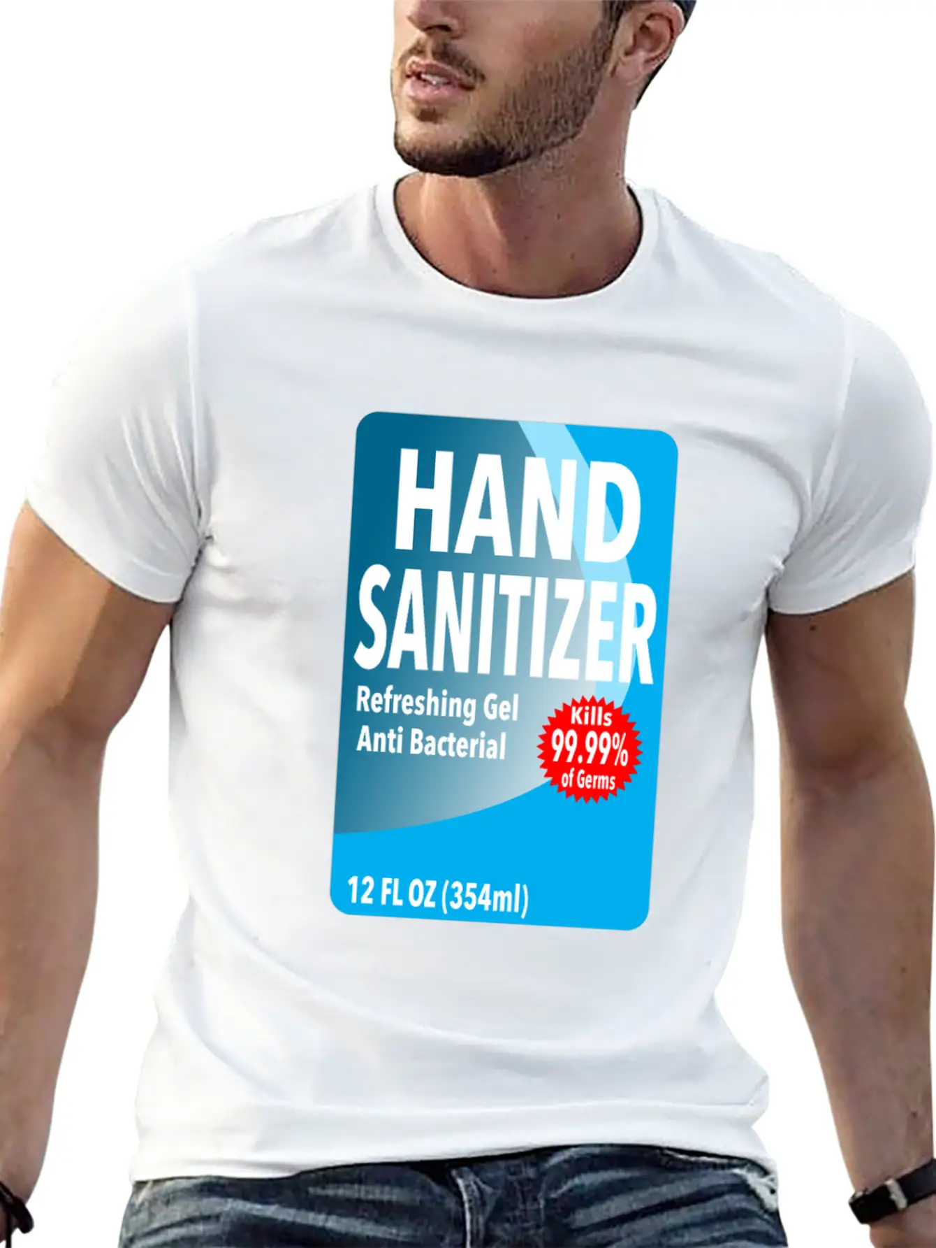 Funny Hand Sanitizer - Simple DIY Halloween Unisex Casual T-Shirt – Clean Design For Daily Comfort