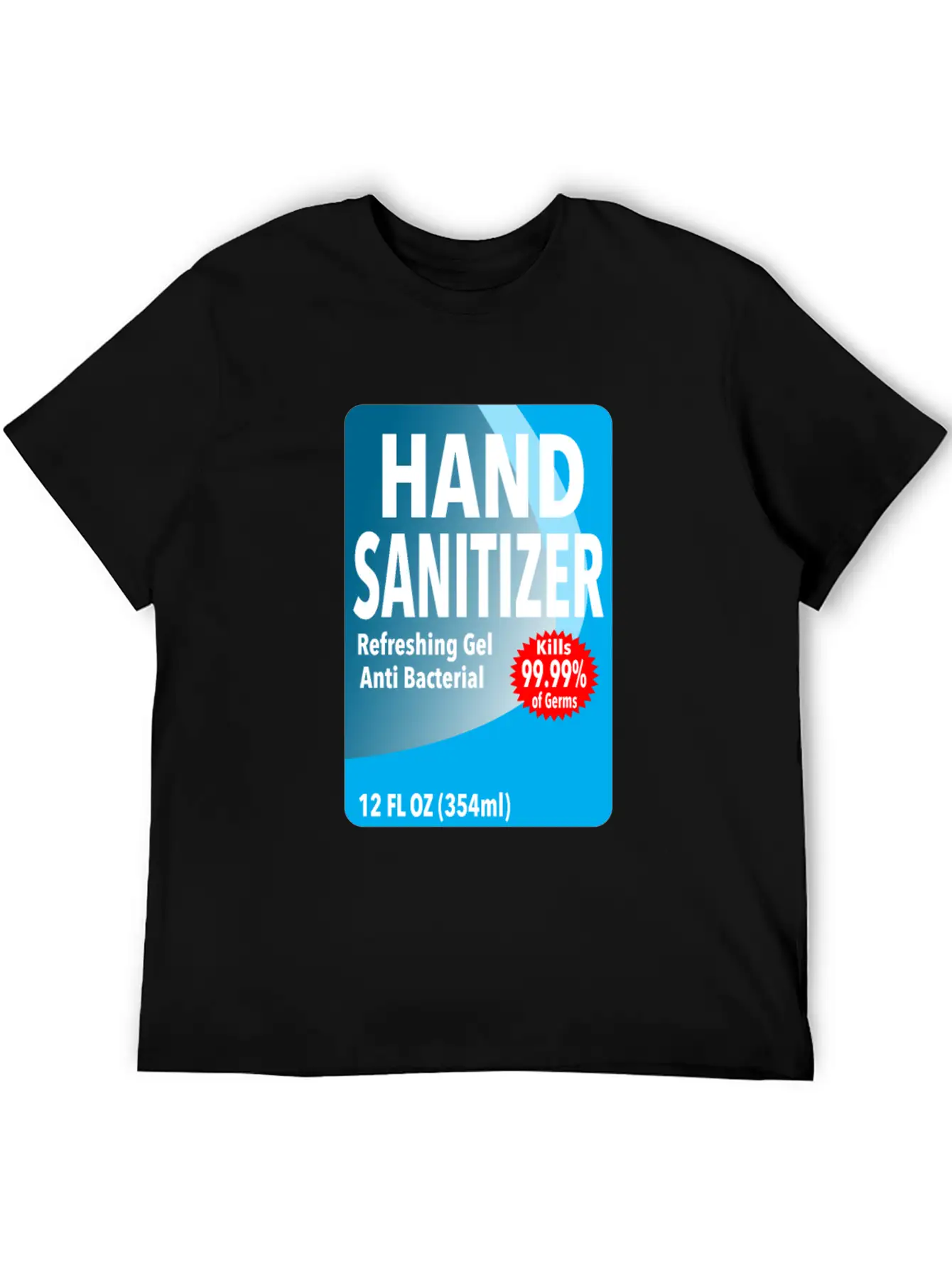 Funny Hand Sanitizer - Simple DIY Halloween Unisex Casual T-Shirt – Clean Design For Daily Comfort