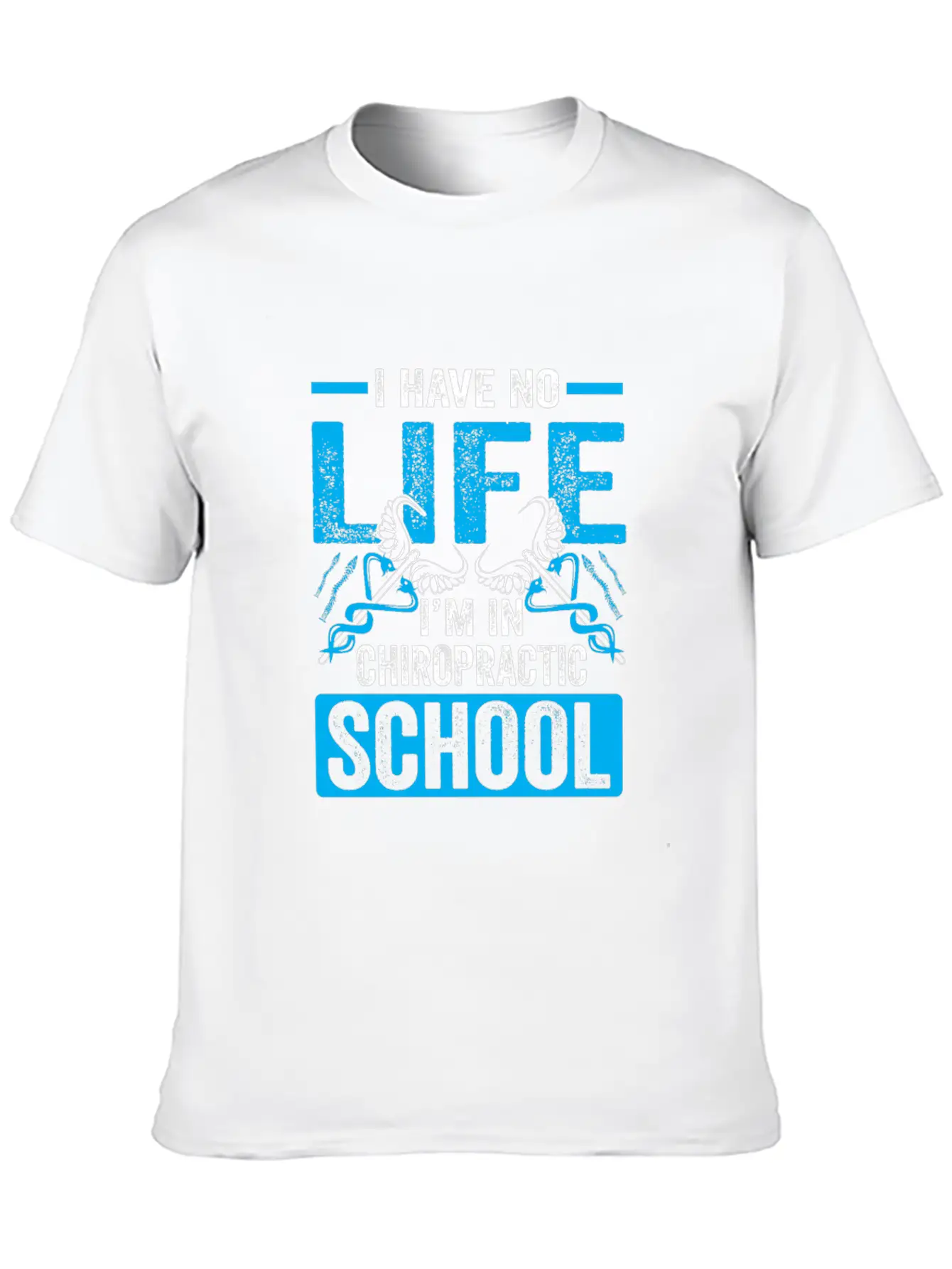 Funny I'm In Chiropractic School Chiropractor Unisex Casual T-Shirt – Clean Design For Daily Comfort