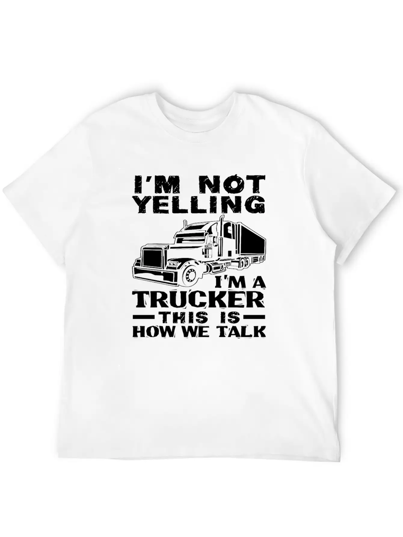 Funny Truck Driver Gift Unisex Casual T-Shirt – Clean Design For Daily Comfort