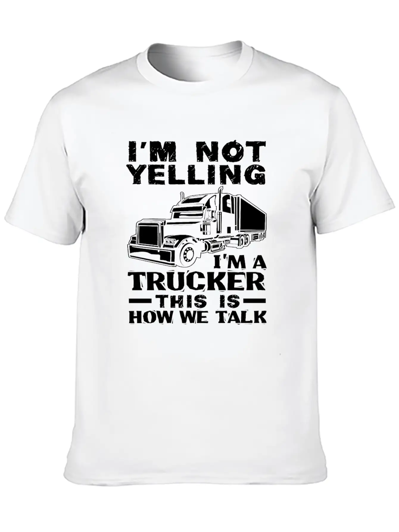 Funny Truck Driver Gift Unisex Casual T-Shirt – Clean Design For Daily Comfort