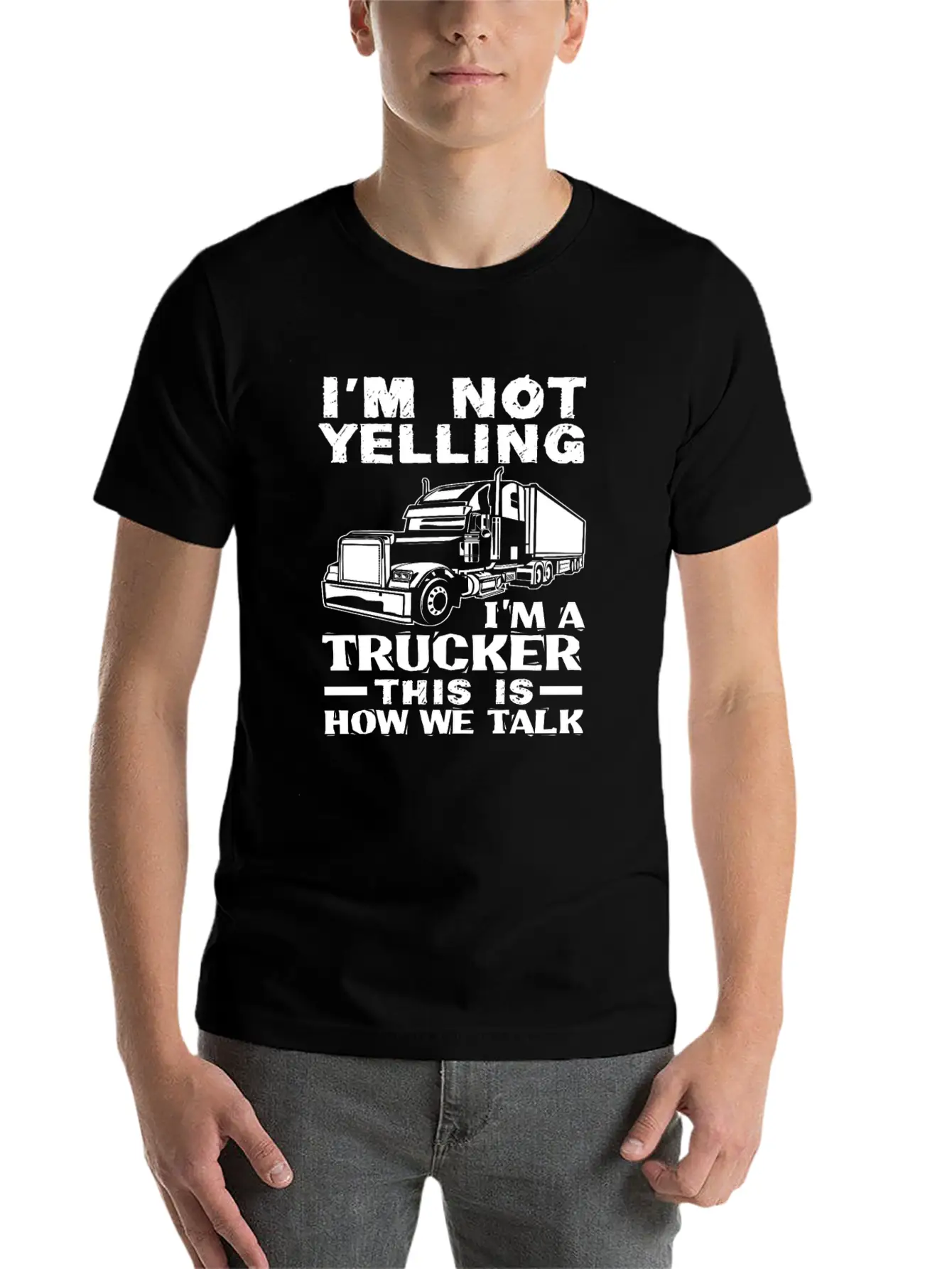 Funny Truck Driver Gift Unisex Casual T-Shirt – Clean Design For Daily Comfort