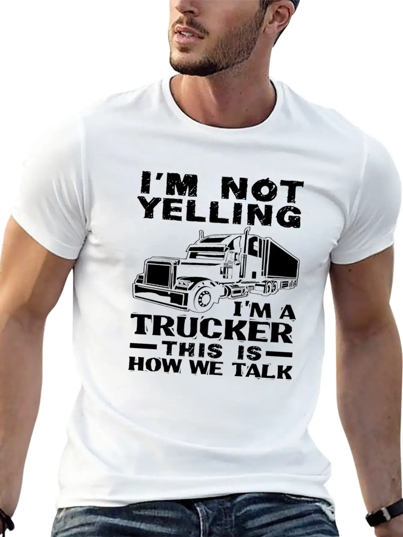 Funny Truck Driver Gift Unisex Casual T-Shirt – Clean Design For Daily Comfort