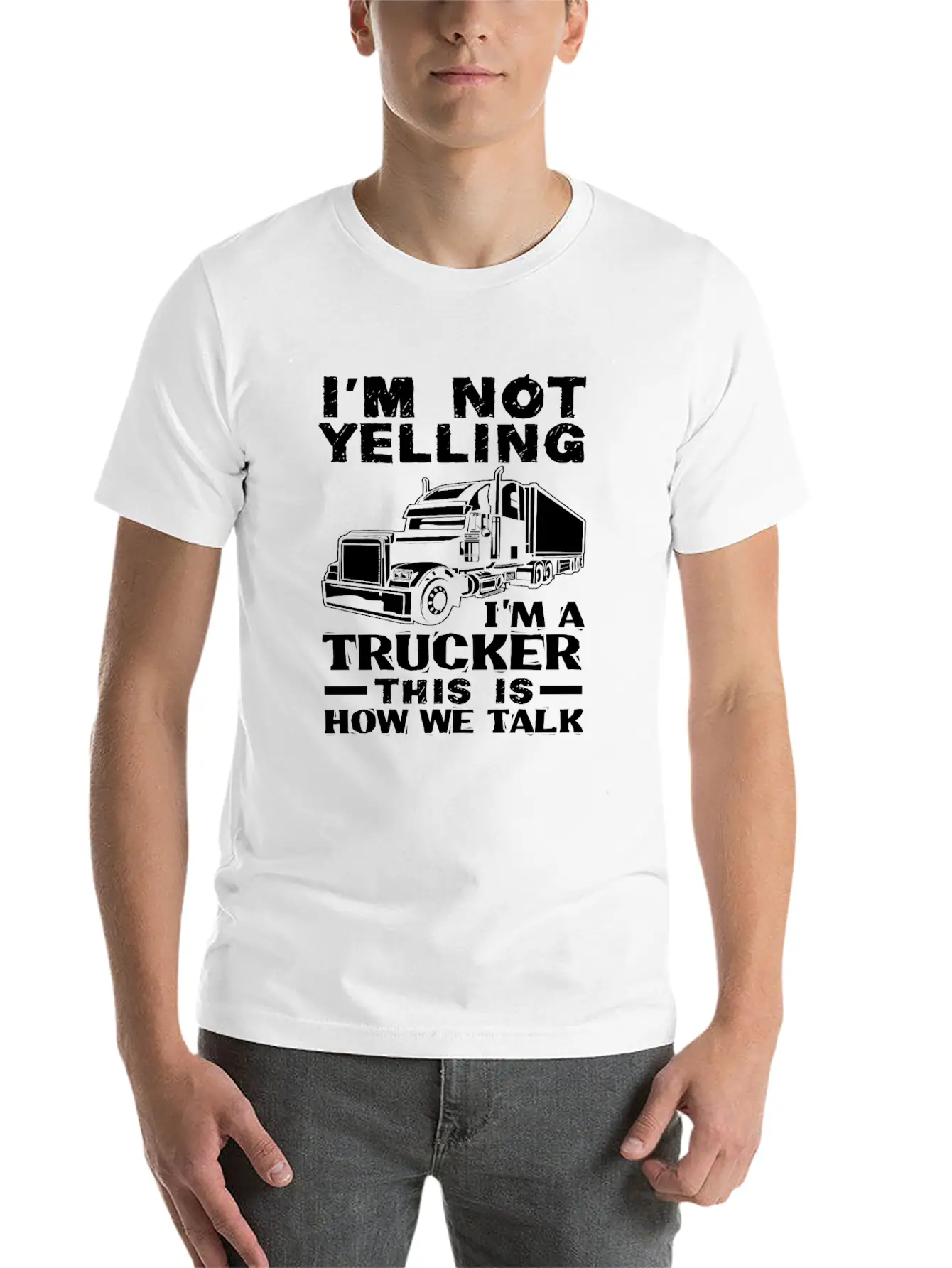 Funny Truck Driver Gift Unisex Casual T-Shirt – Clean Design For Daily Comfort