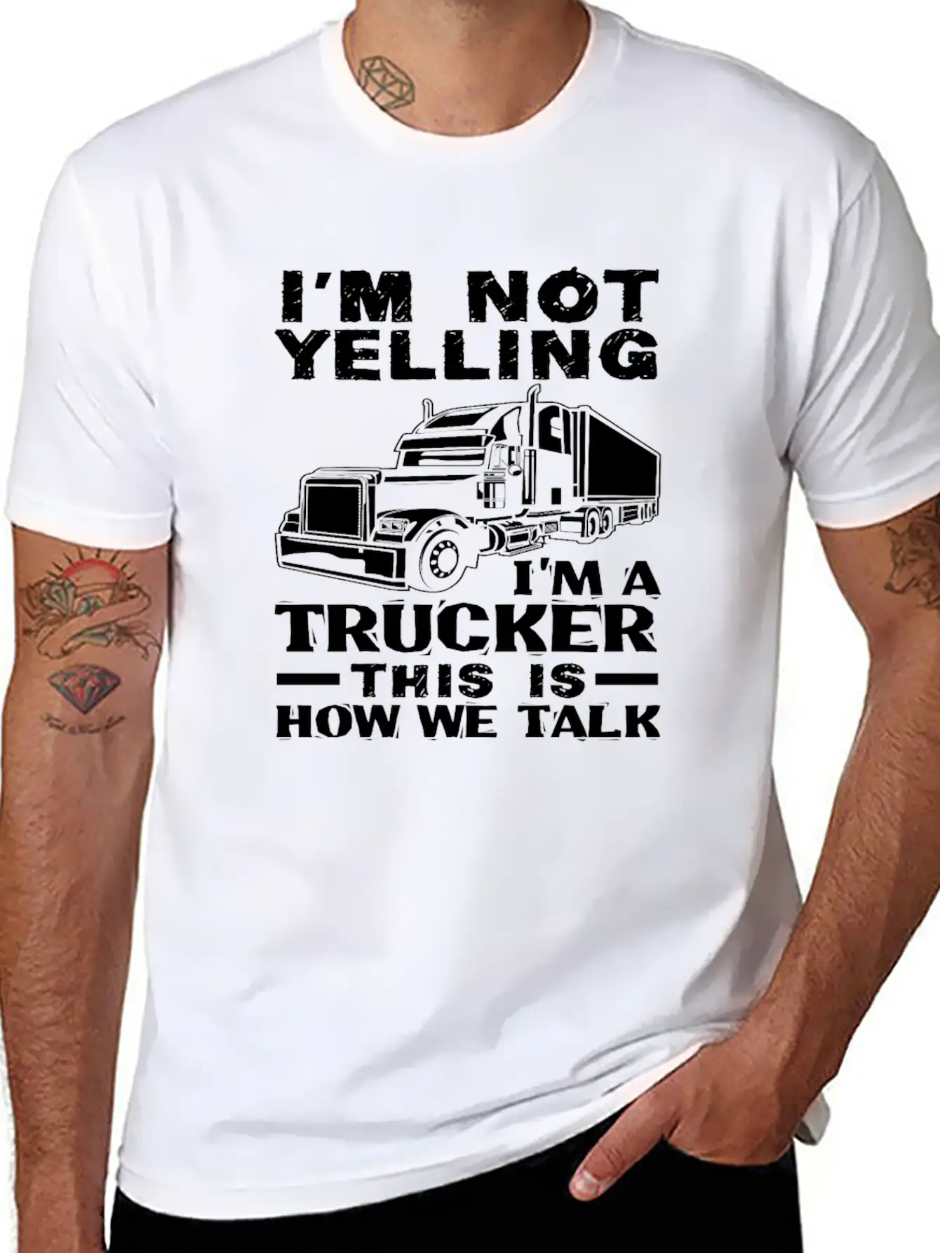 Funny Truck Driver Gift Unisex Casual T-Shirt – Clean Design For Daily Comfort