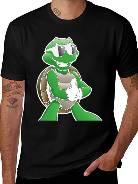 Funny Turtle Unisex Casual T-Shirt – Clean Design For Daily Comfort