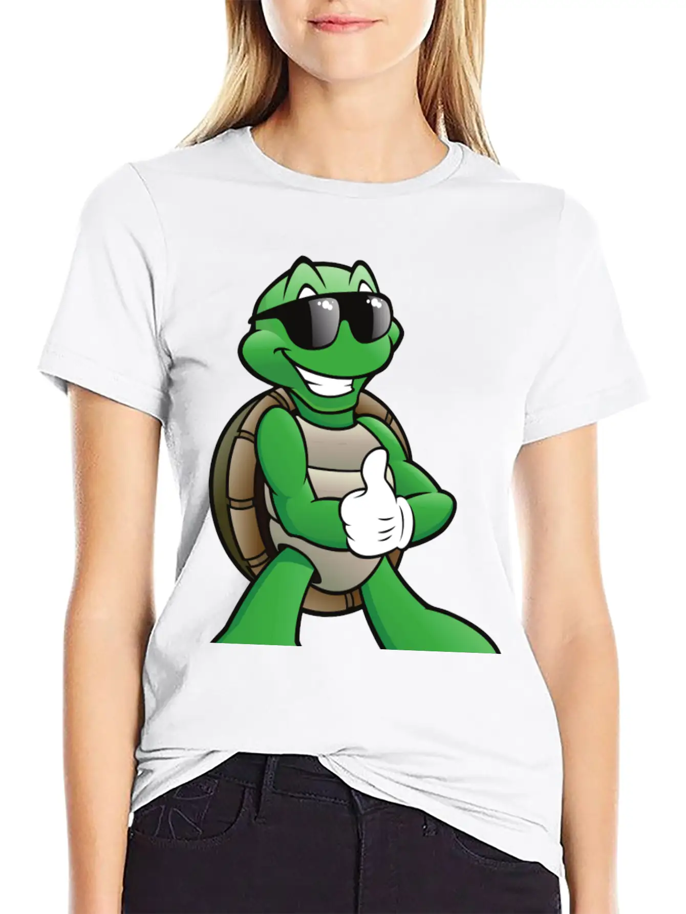 Funny Turtle Unisex Casual T-Shirt – Clean Design For Daily Comfort