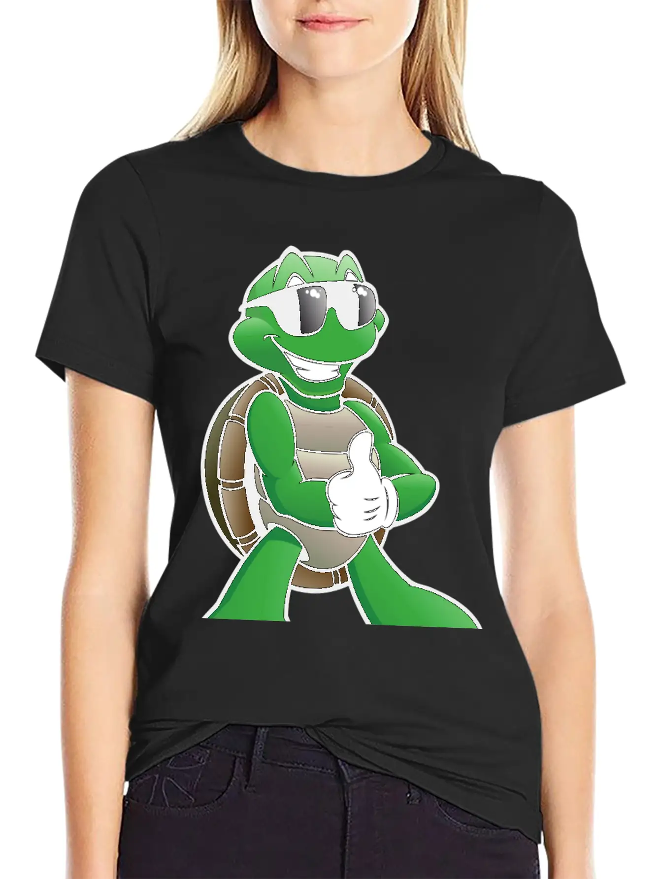 Funny Turtle Unisex Casual T-Shirt – Clean Design For Daily Comfort
