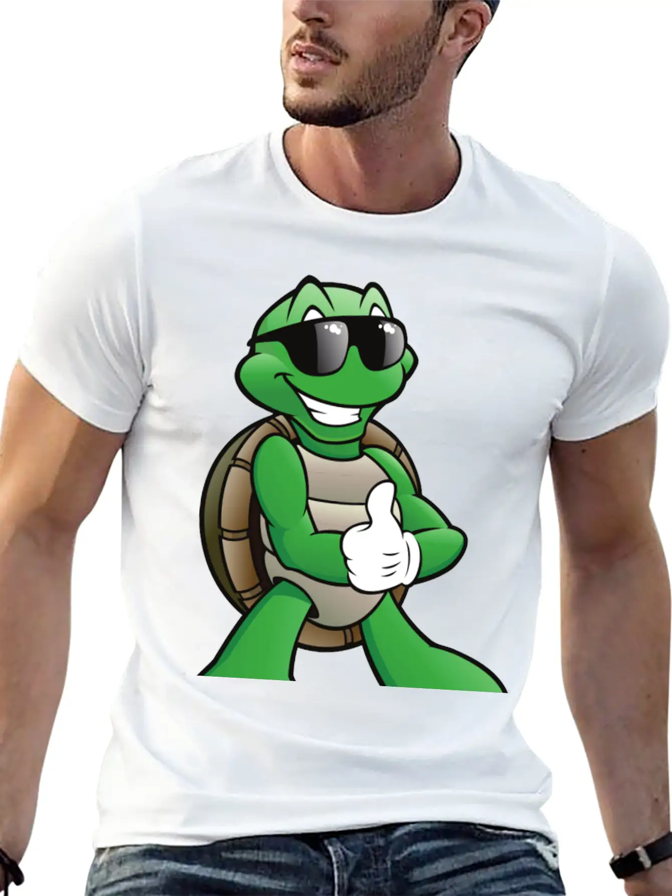 Funny Turtle Unisex Casual T-Shirt – Clean Design For Daily Comfort