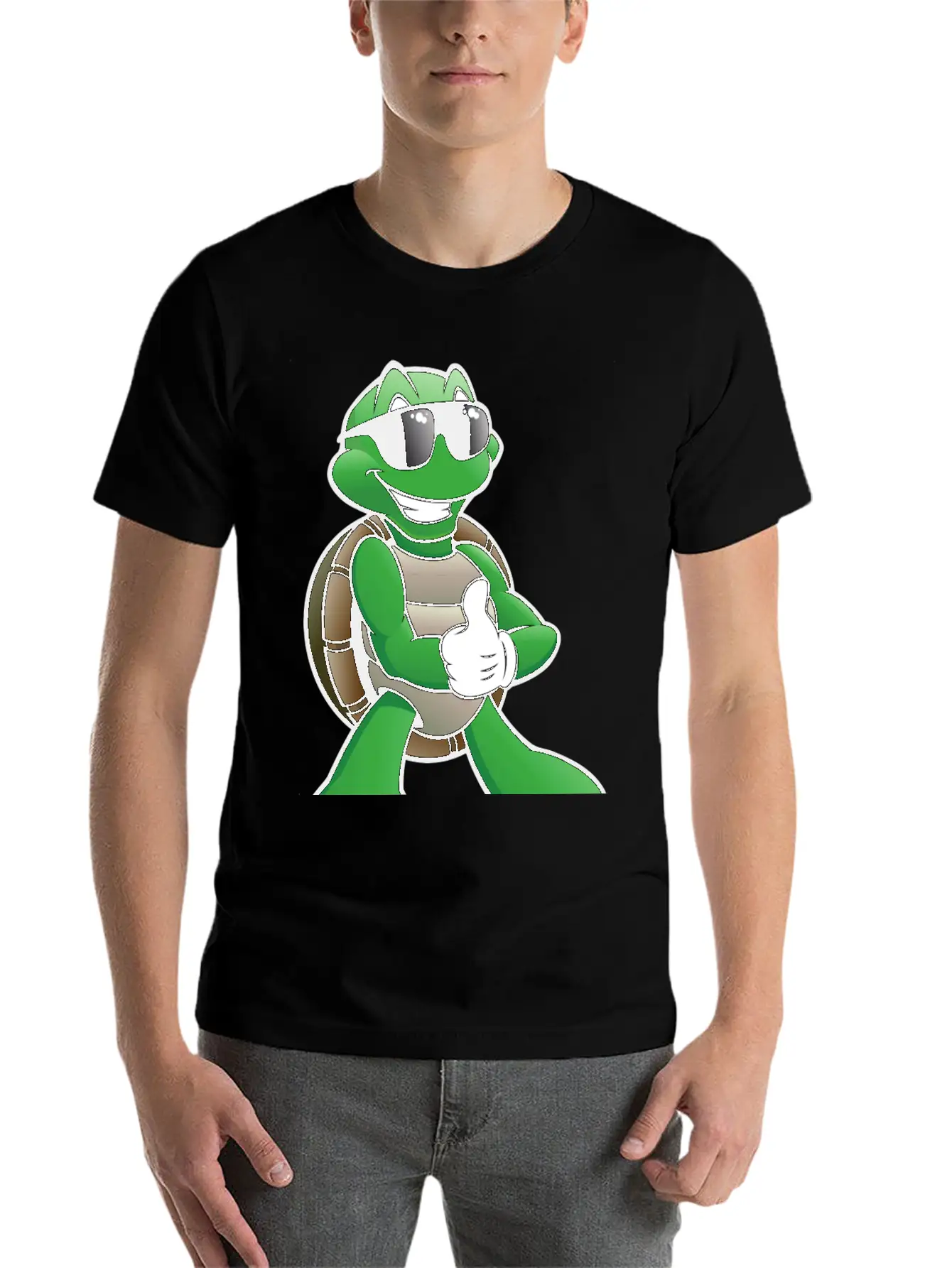 Funny Turtle Unisex Casual T-Shirt – Clean Design For Daily Comfort