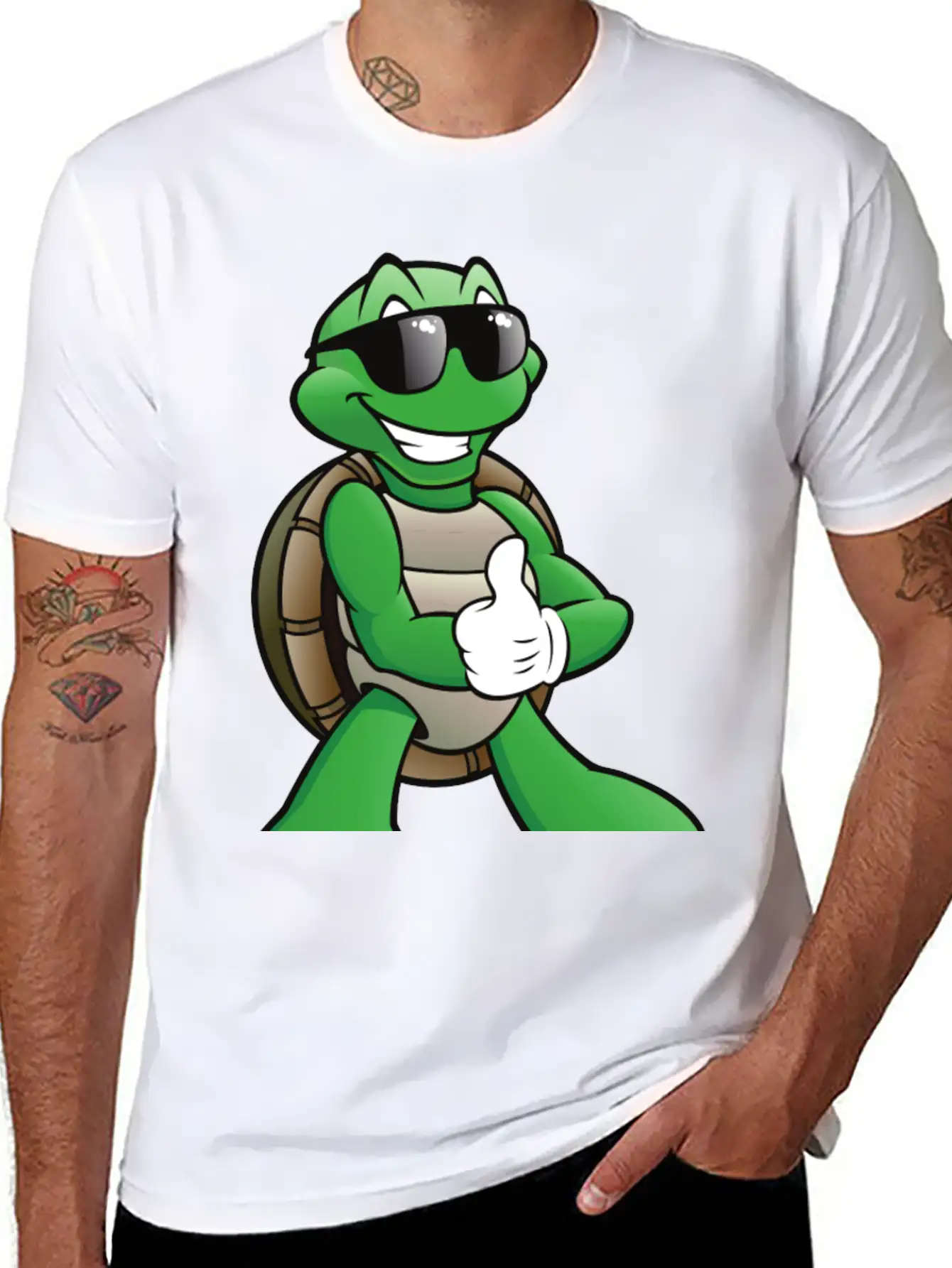 Funny Turtle Unisex Casual T-Shirt – Clean Design For Daily Comfort