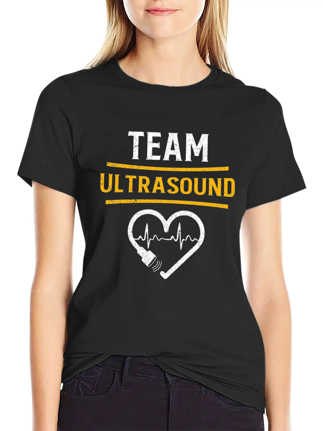 Funny Ultrasound Live Love Scan Sonographer Tech Unisex Casual T-Shirt – Clean Design For Daily Comfort