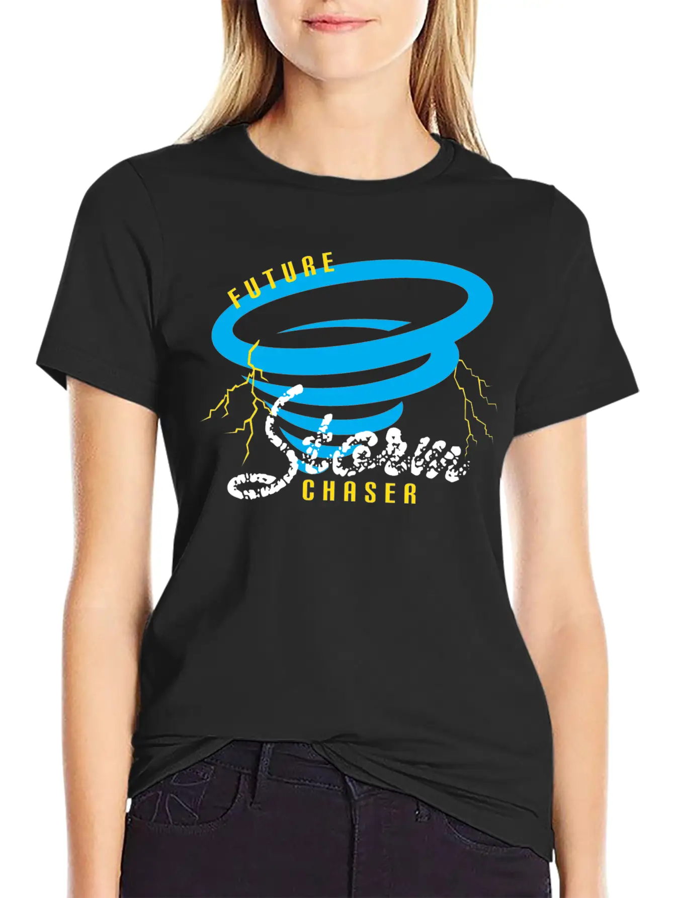 Future Storm Chasers Gift Weather Meteorologist Unisex Casual T-Shirt – Clean Design For Daily Comfort