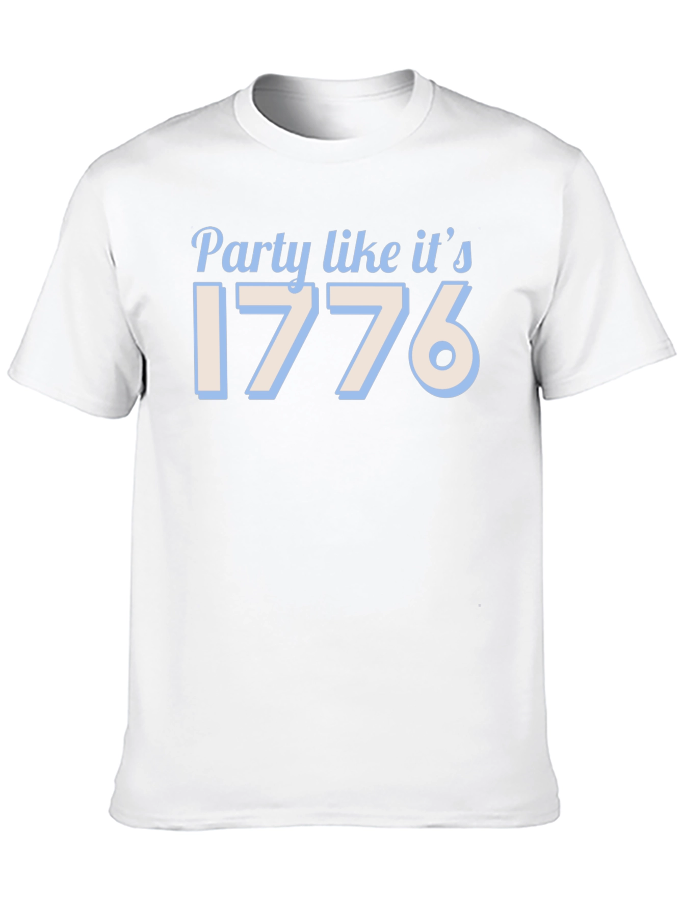 Party Like Its 1776 Black T-Shirt