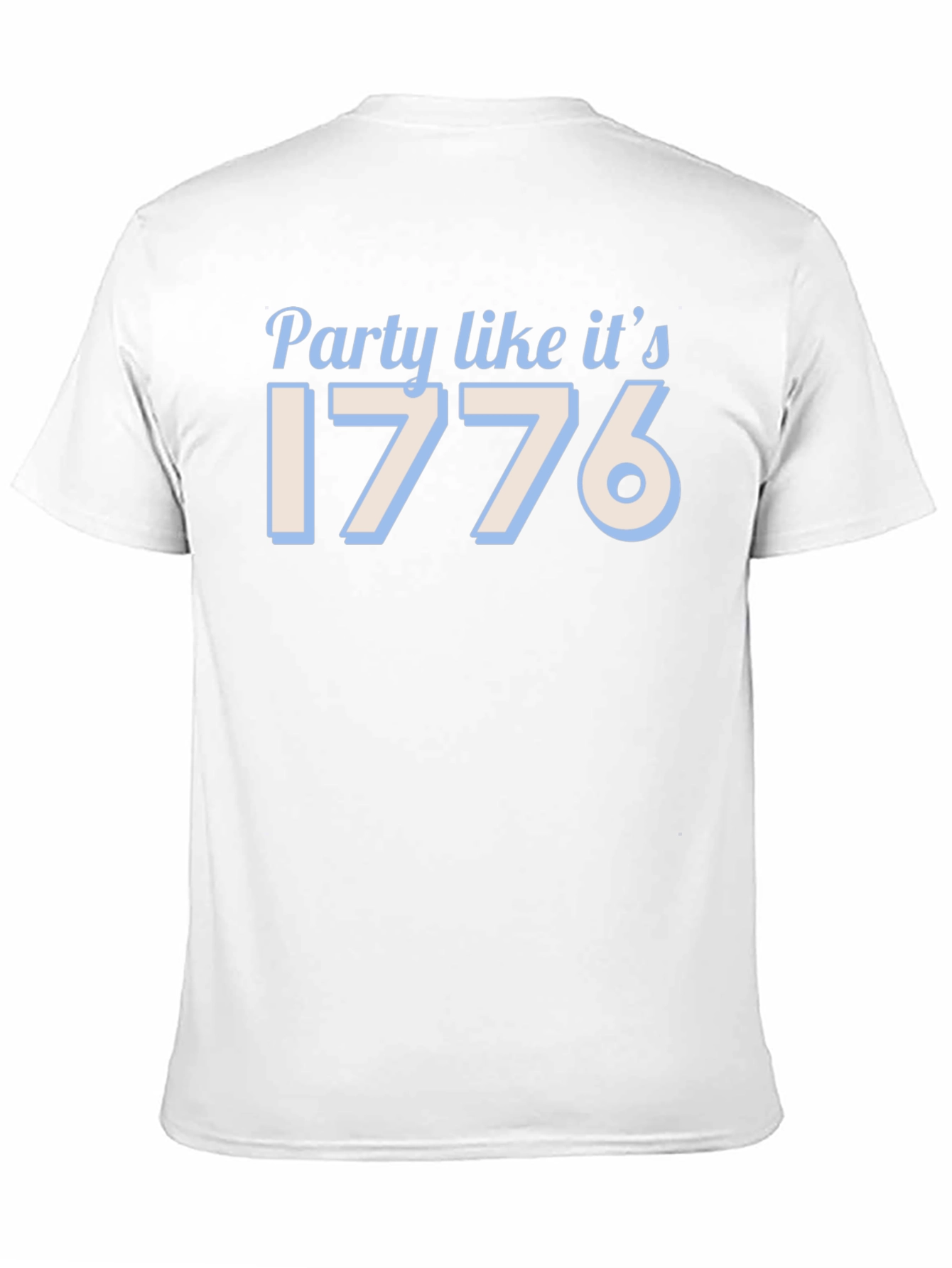 Party Like Its 1776 Black T-Shirt