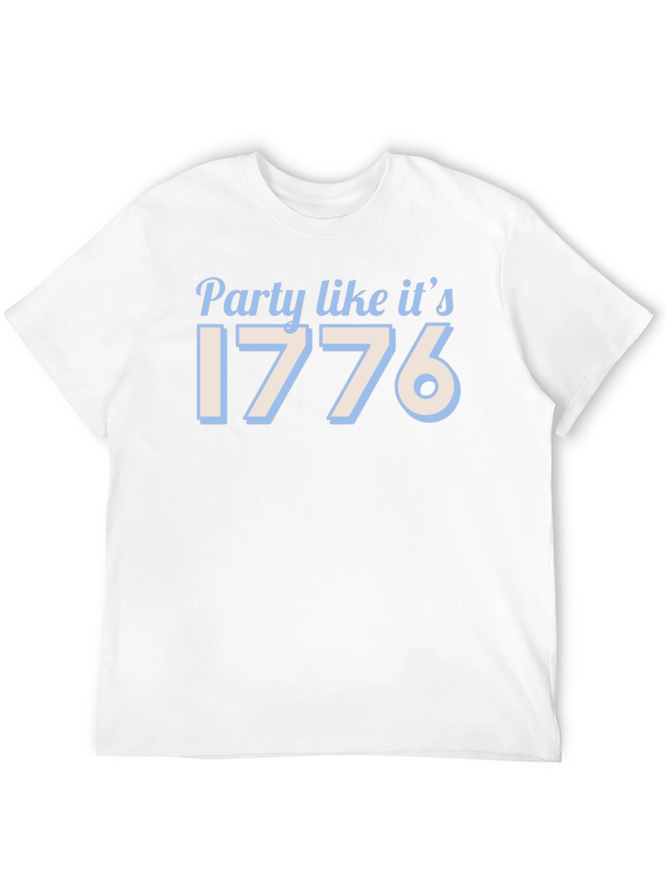 Party Like Its 1776 Black T-Shirt