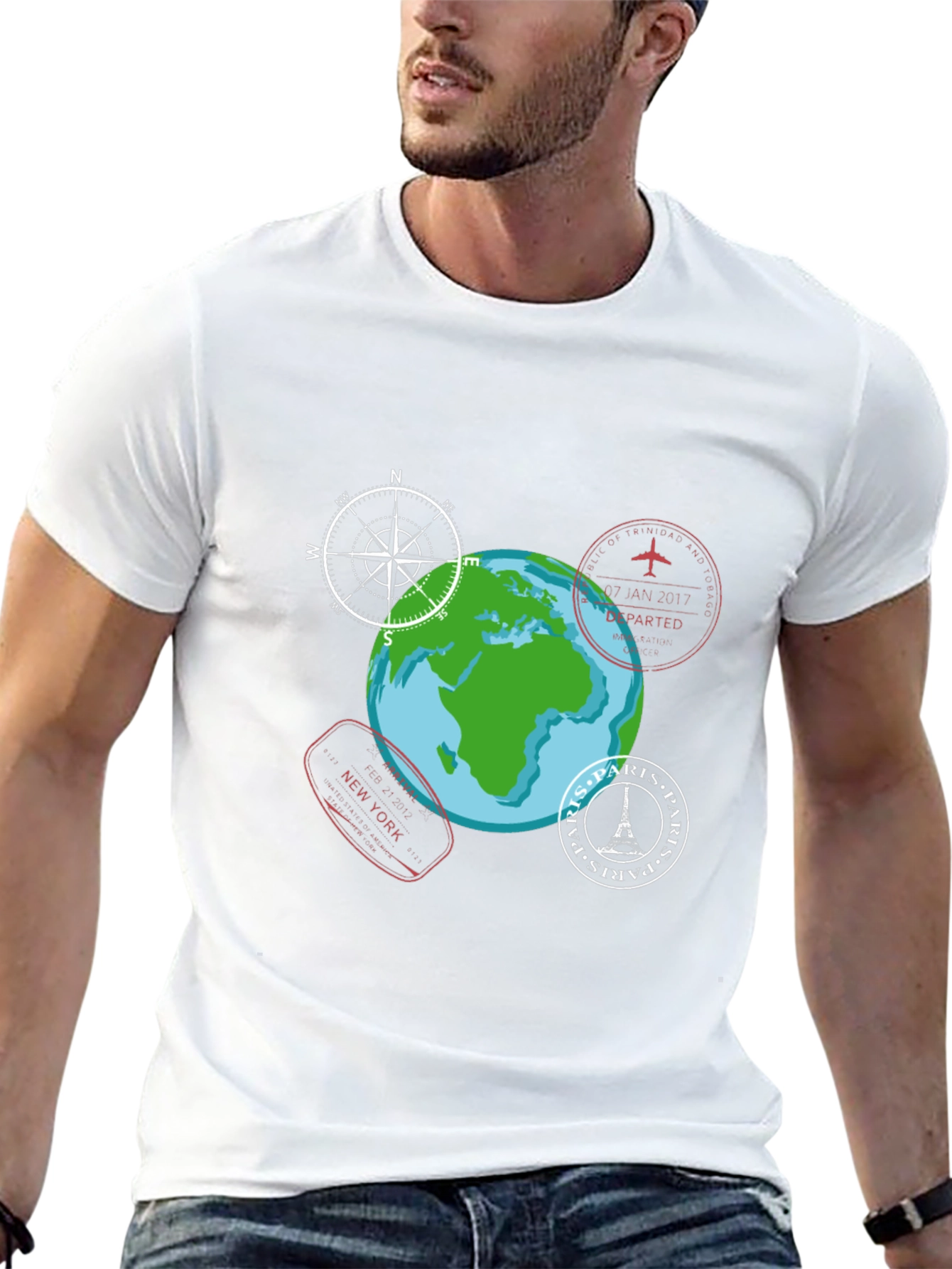 Globetrotter T-Shirt: Travel the World in Style