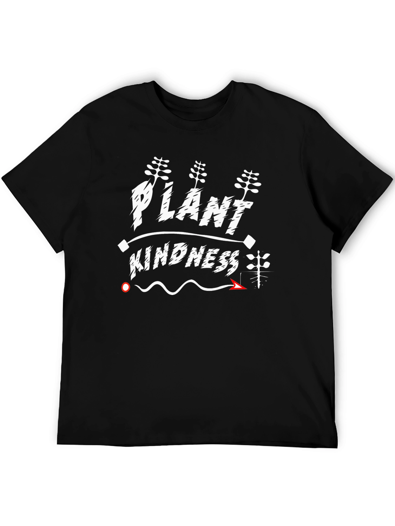 Plant Kindness T-Shirt - Black Unisex