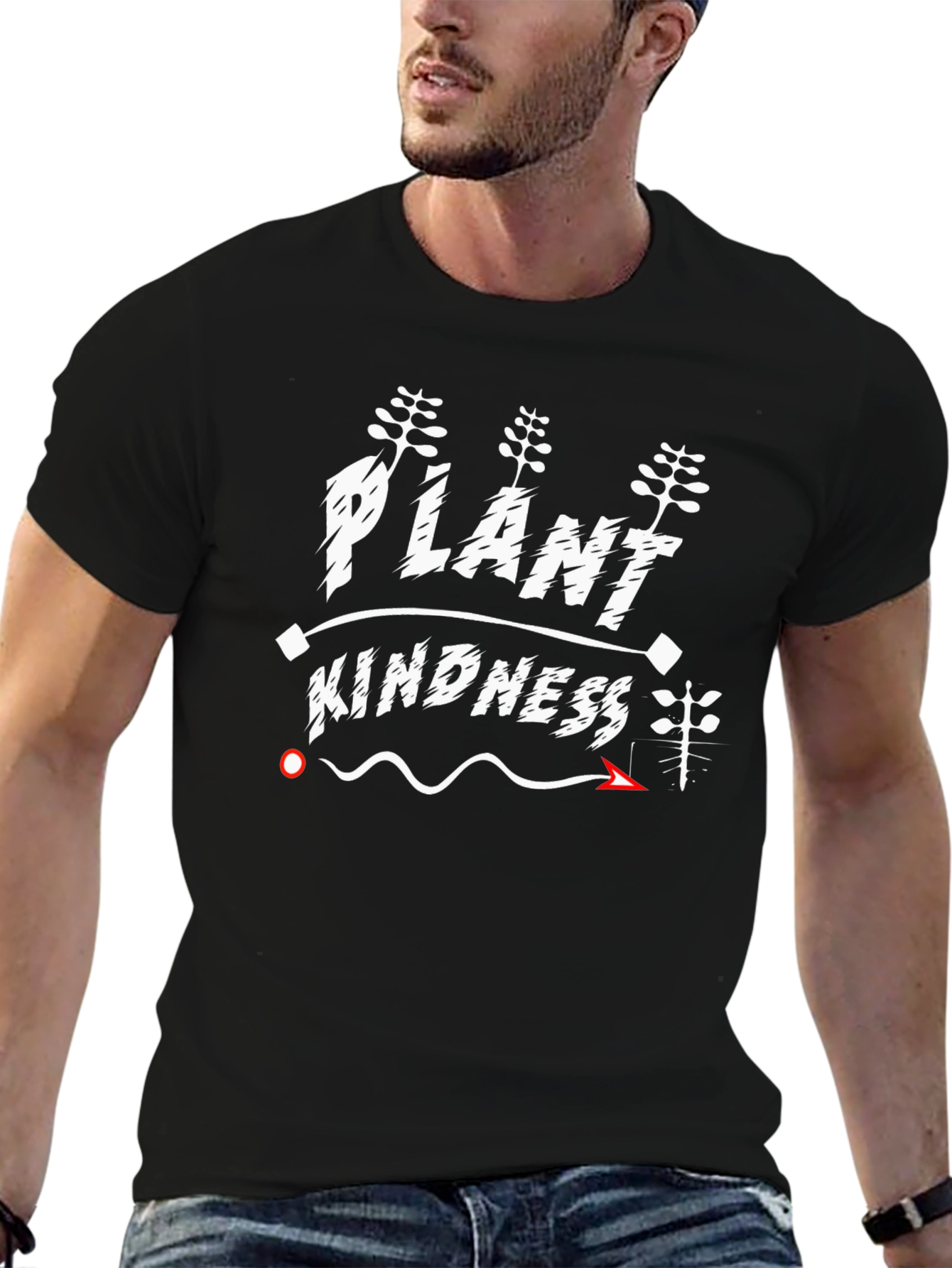 Plant Kindness T-Shirt - Black Unisex