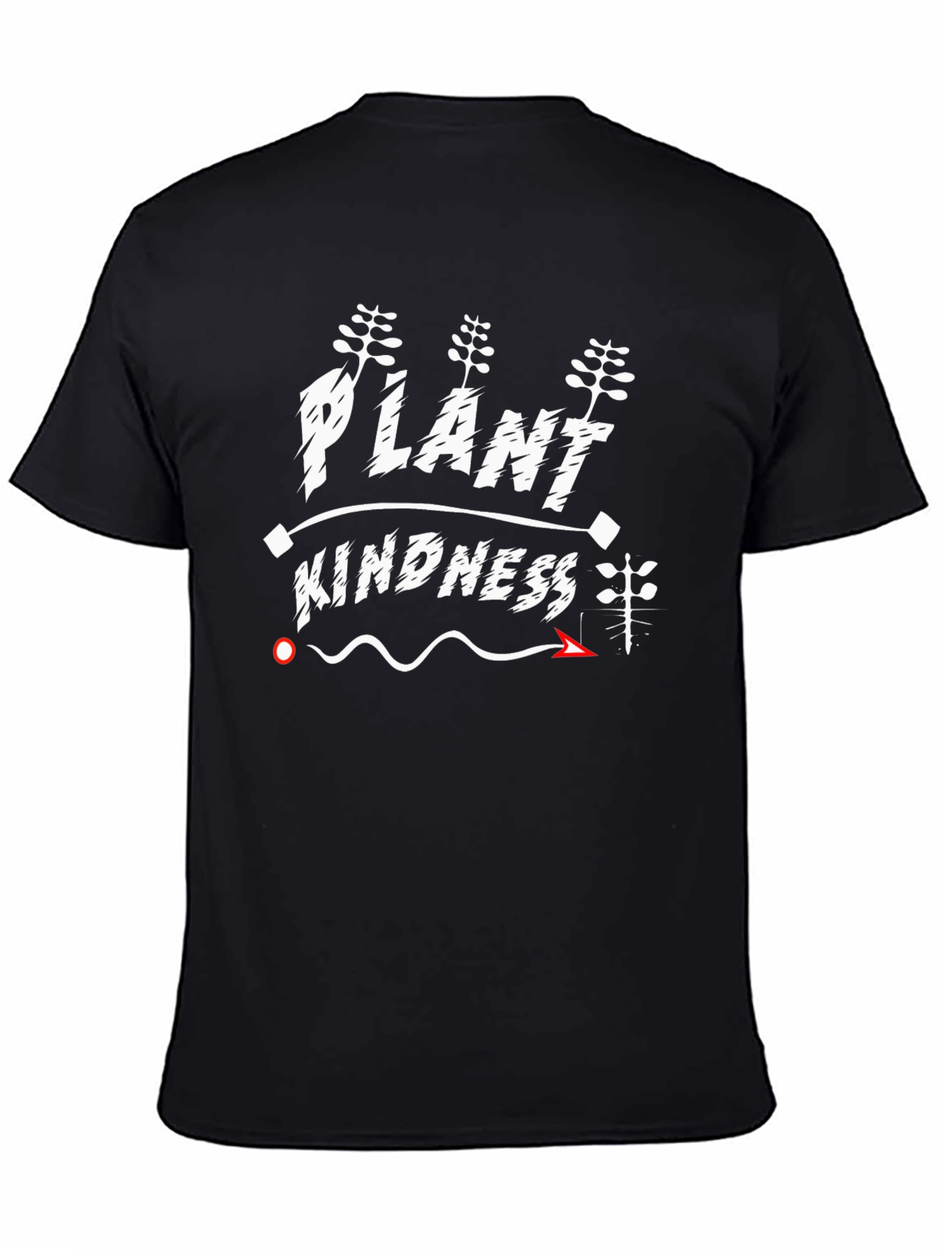 Plant Kindness T-Shirt - Black Unisex