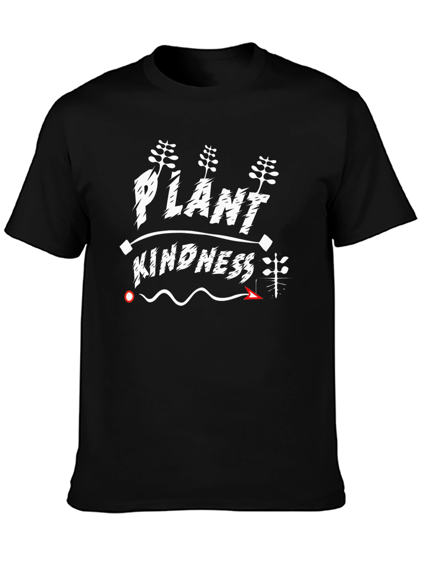 Plant Kindness T-Shirt - Black Unisex