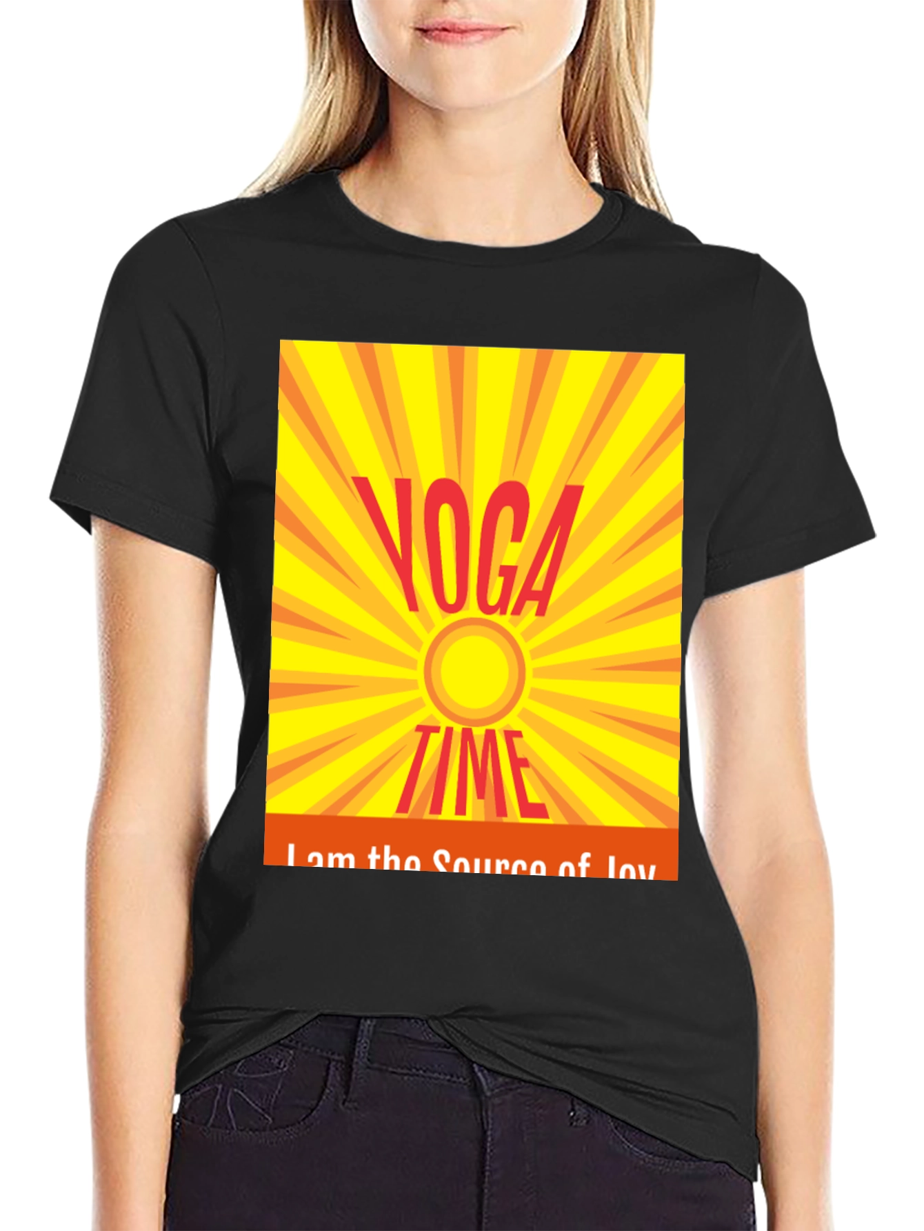 Yoga Time Graphic T-Shirt - Relax & Recharge