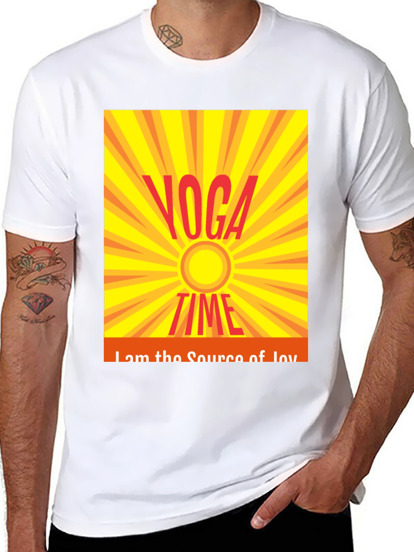 Yoga Time Graphic T-Shirt - Relax & Recharge